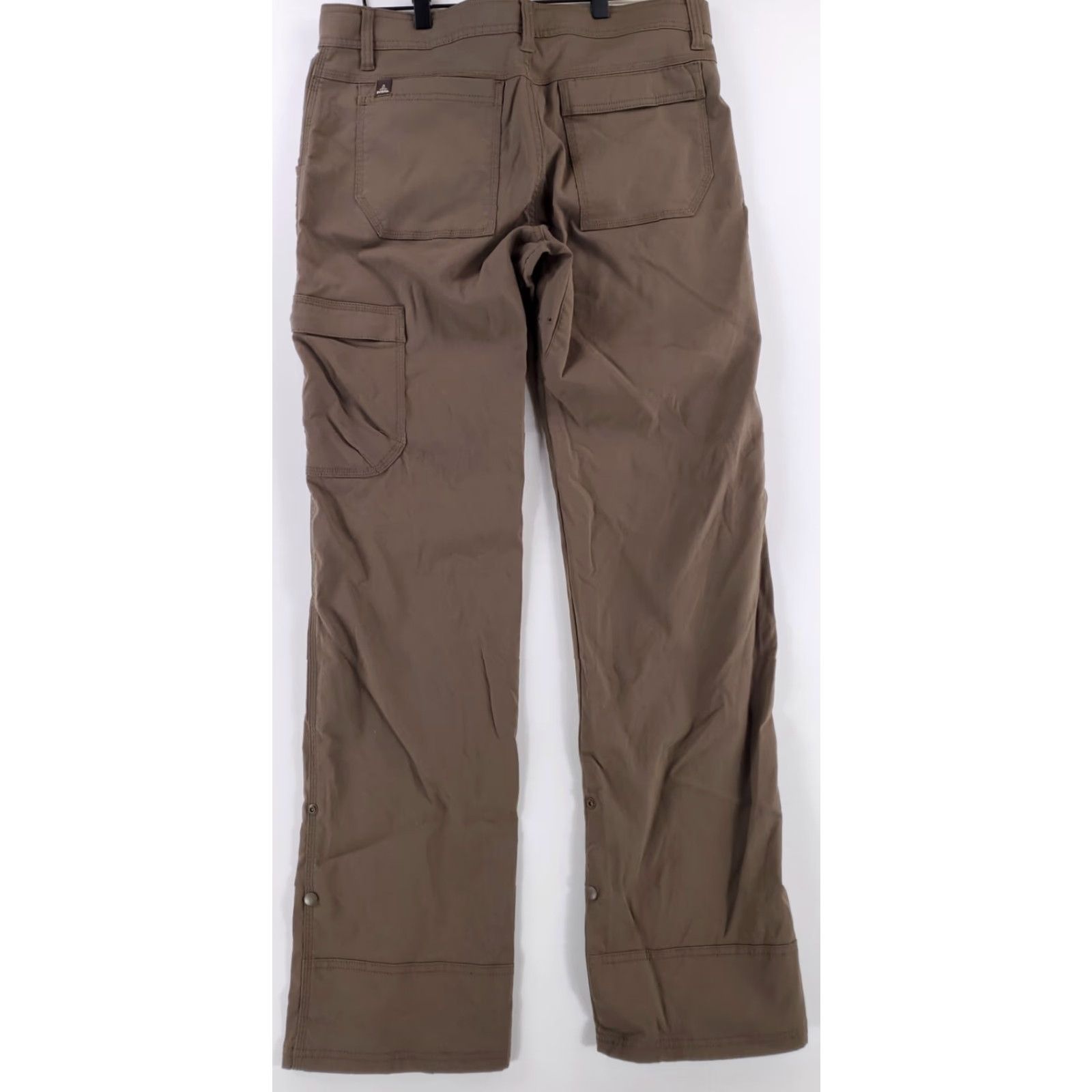 Prana prAna Stretch Zion Pants Hiking Performance Brown Mens 34 Inseam 32 Chino Stretch Pants 90s? Size US 34 / EU 50 - 4 Thumbnail