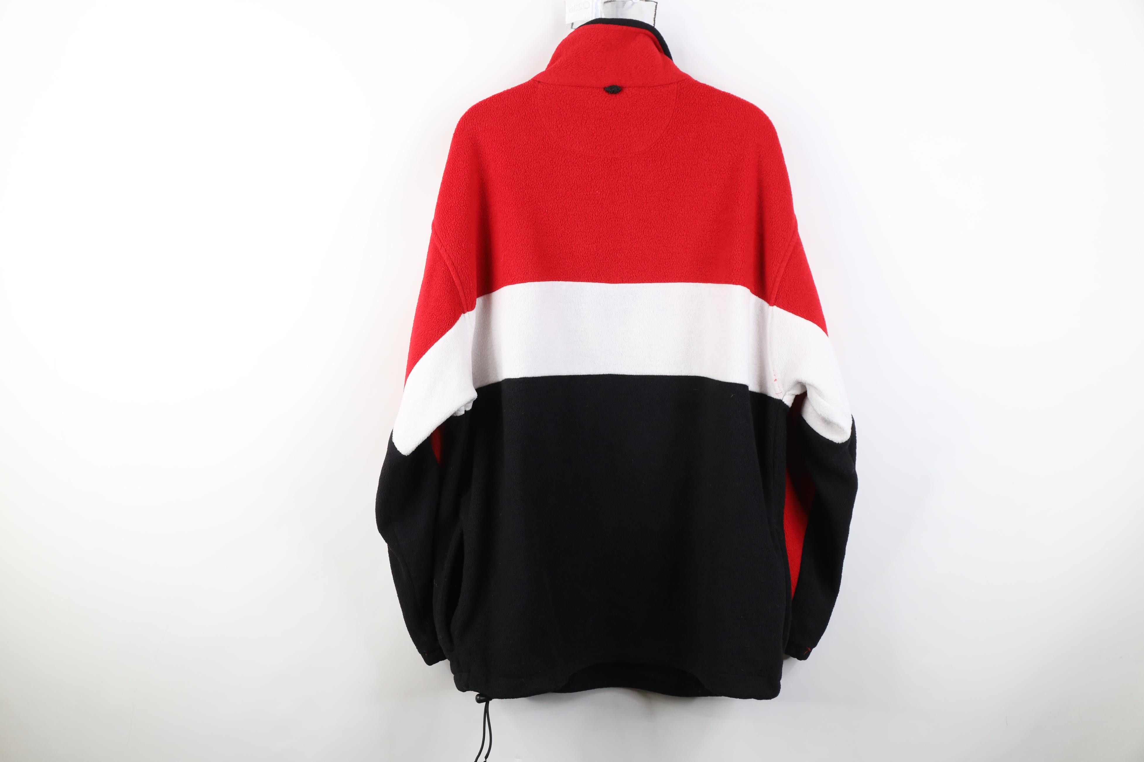 Vintage Vintage 90s Ohio State University 1/4 Zip Fleece Sweater Size US XL / EU 56 / 4 - 11 Thumbnail