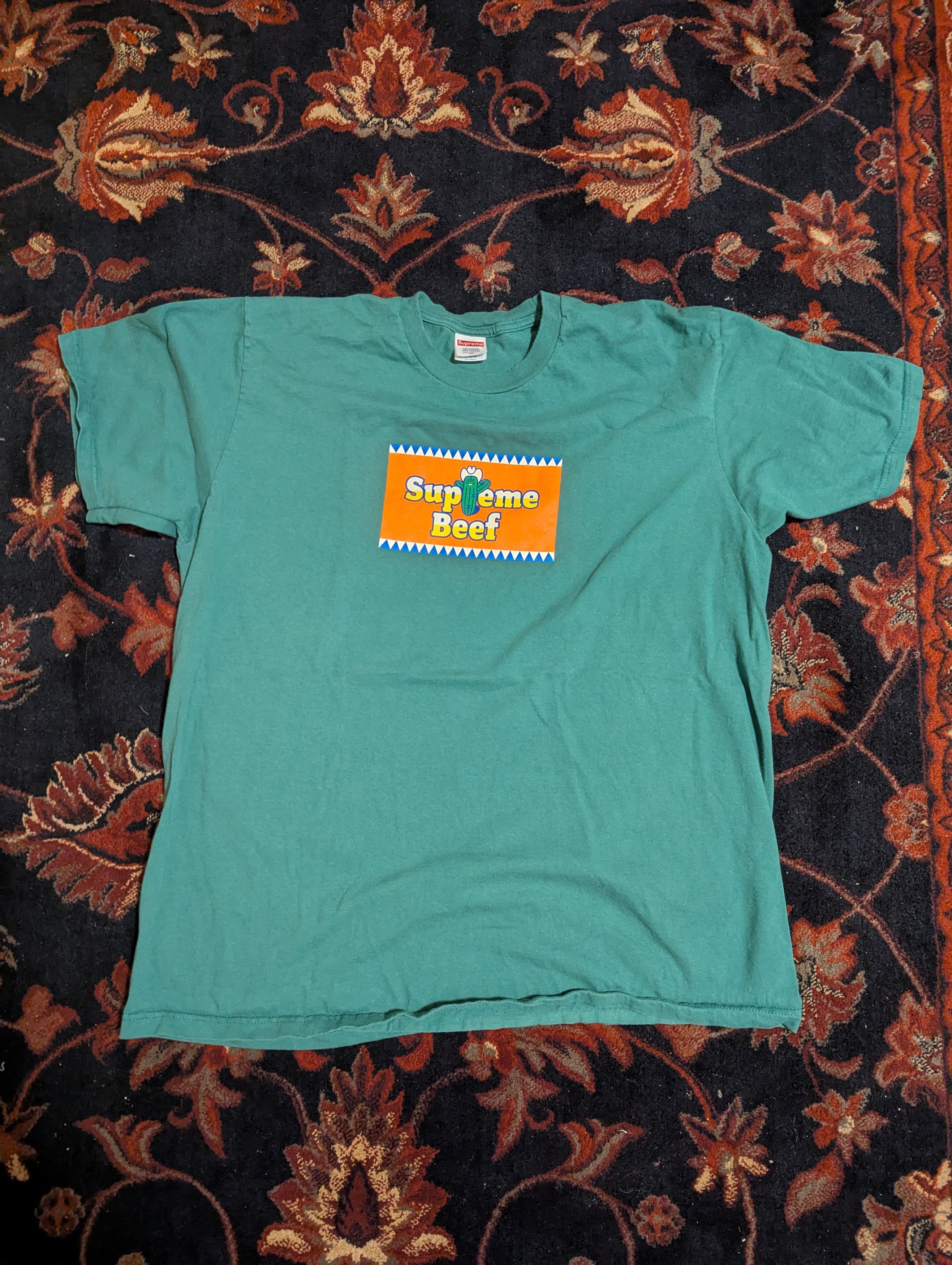 Supreme Supreme Beef S/S Tee in Pine Green Size US XL / EU 56 / 4 - 1 Thumbnail