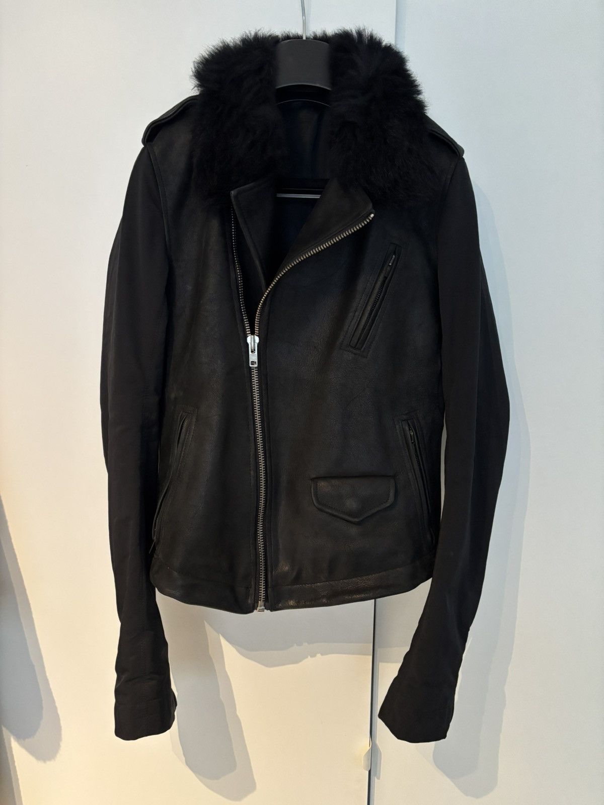 Rick Owens Rick Owens FW 13 PLINTH Stooges with fur collar Size US S / EU 44-46 / 1 - 2 Thumbnail