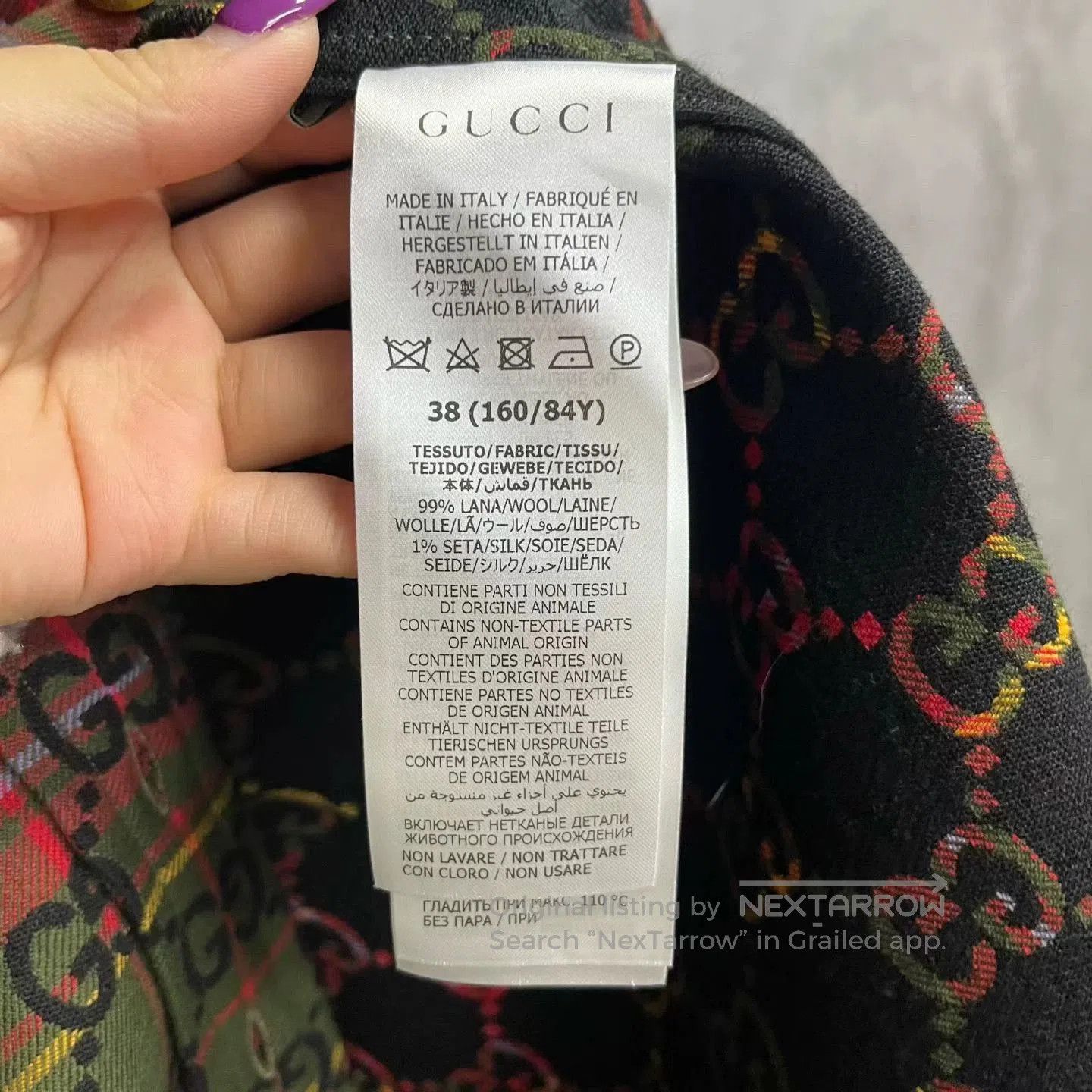 Gucci gucci red patterned long sleeve button-up shirt. Size US M / EU 48-50 / 2 - 4 Thumbnail