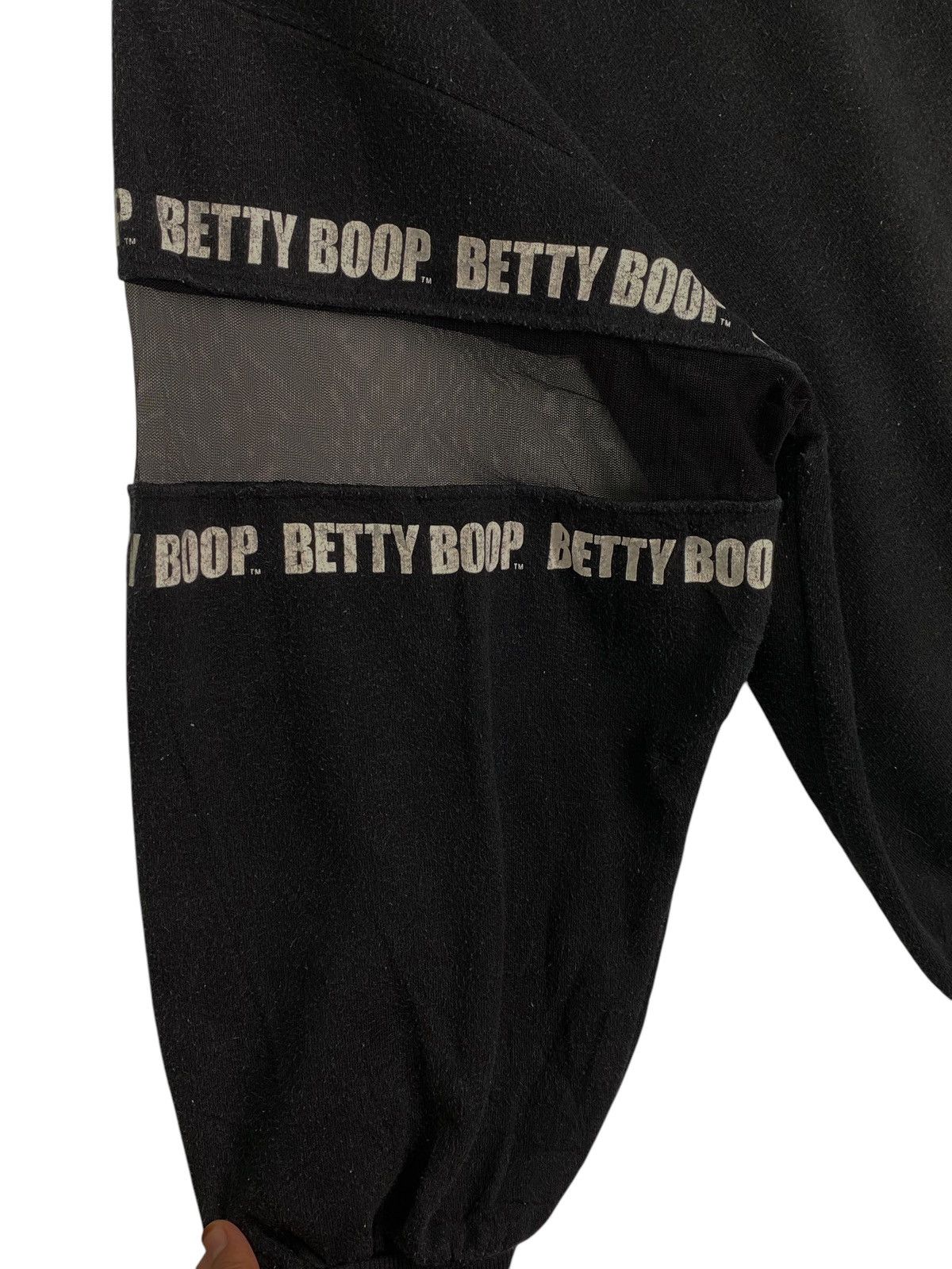 Designer × Vintage Vintage Betty Boop Printed Sweatshirt Crewneck Black Size L / US 10 / IT 46 - 6 Thumbnail
