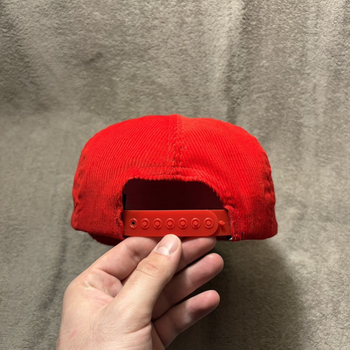 Vintage Vintage Corduroy Trucker Hat Snapback United Transportation Size ONE SIZE - 8 Thumbnail