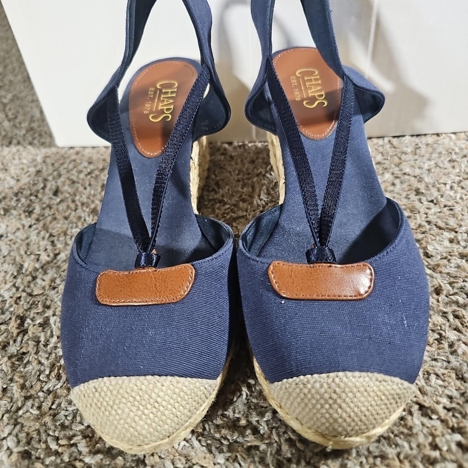 Chaps Chaps Clarisa Wedge Heel Sandal Sz 9B Size US 9 / IT 39 - 3 Thumbnail