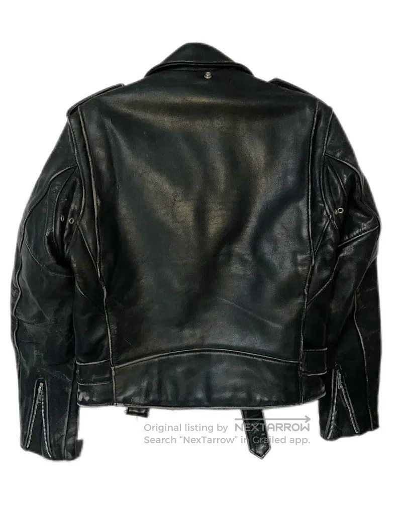Schott Schott Cowhide motorcycle rider leather jacket Size US M / EU 48-50 / 2 - 2 Thumbnail