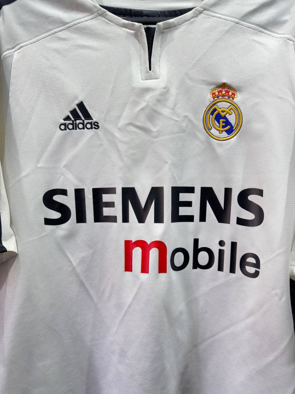 Vintage 2003-04 Adidas Real Madrid Home Shirt Soccer Jersey Beckham Size US M / EU 48-50 / 2 - 5 Thumbnail