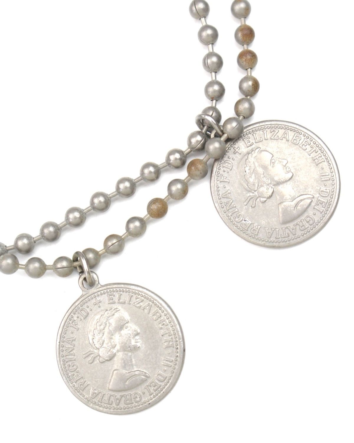 Hysteric Glamour 2000S JAPANESE MADE ELIZABETH II HALF PENNY COIN BRACELET Size ONE SIZE - 3 Thumbnail