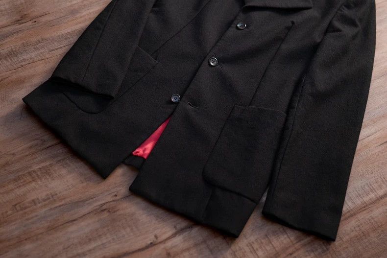 Comme des Garcons Comme des Garcons Black wool suit jacket 100% wool Size S / US 4 / IT 40 - 3 Thumbnail