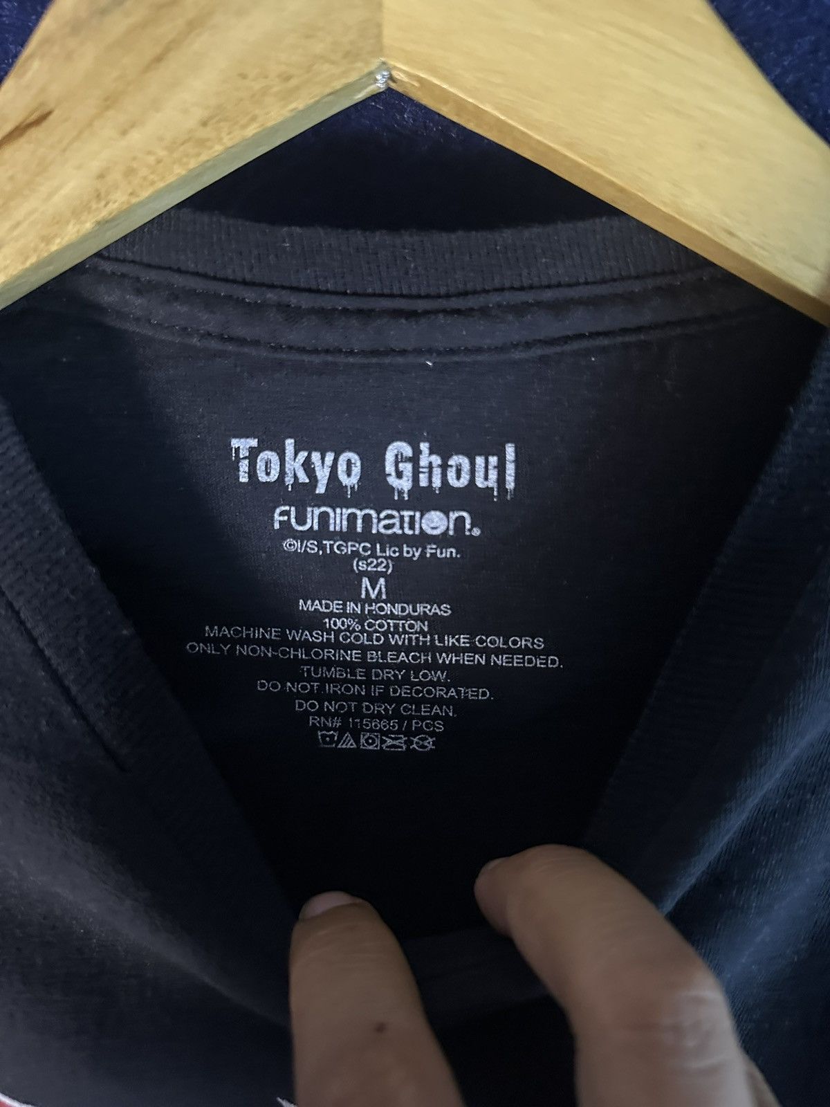 Anime Rare Y2K Anime/Manga Tokyo Ghoul Kaneki Tshirt Size US M / EU 48-50 / 2 - 6 Thumbnail