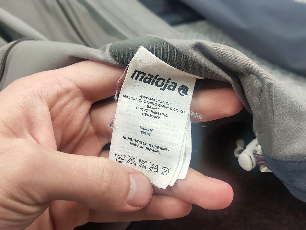 Maloja Maloja Vallra ligh membrane trekking hooded Pockets jacket Size US L / EU 52-54 / 3 - 14 Thumbnail