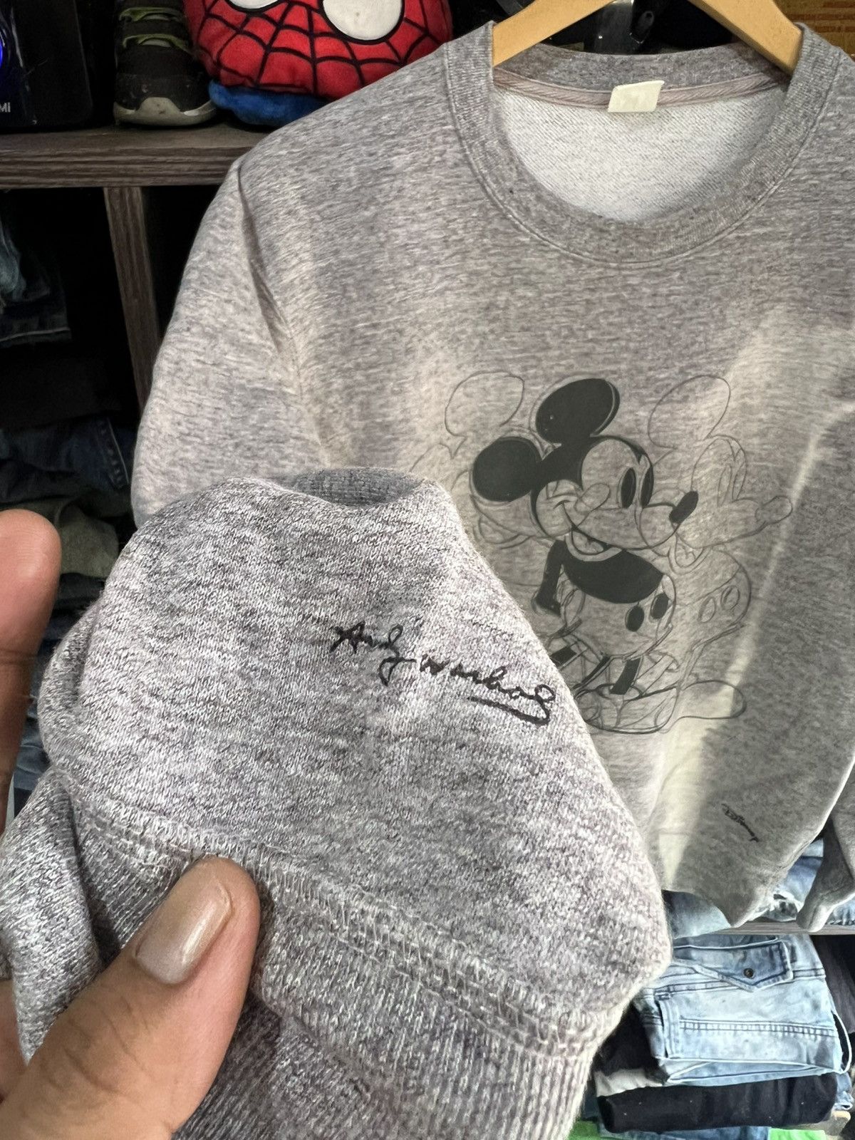 Andy Warhol × Uniqlo 🔥Andy Warhol x Uniqlo x Mickey Mouse Crewneck Sweatshirt Size US M / EU 48-50 / 2 - 9 Thumbnail