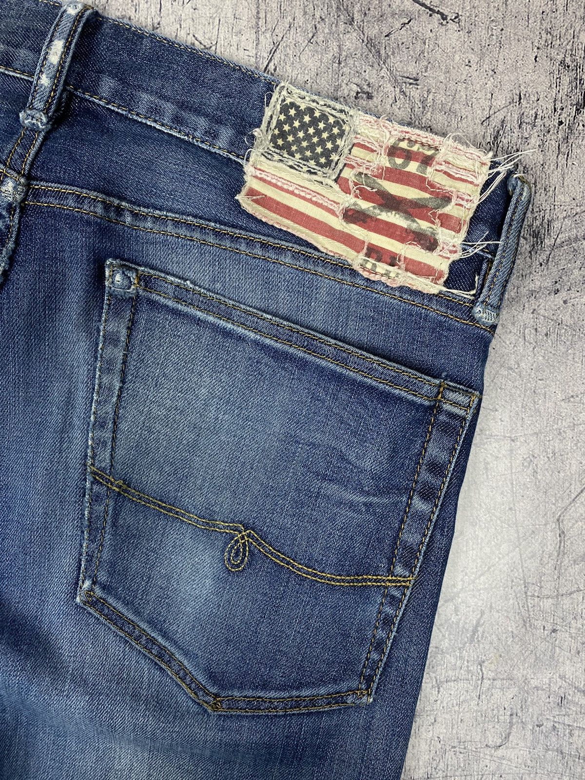 Polo Ralph Lauren × Vintage Vintage 00s Polo Ralph Lauren Distressed Denim Jeans Pants Size US 34 / EU 50 - 4 Thumbnail