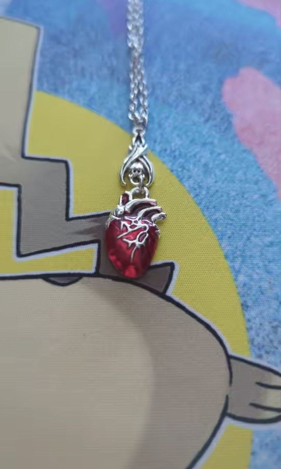 Other Anatomy heart Halloween necklace chain Size ONE SIZE - 5 Thumbnail