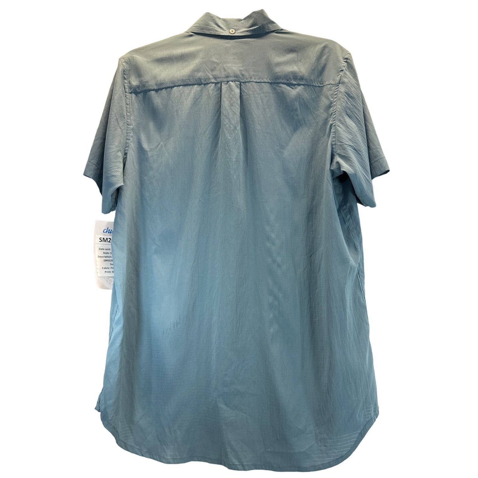 Chubbies Chubbies Blue Button-up Friday Shirt Breezetech 2.0 men sz M Size US M / EU 48-50 / 2 - 3 Thumbnail