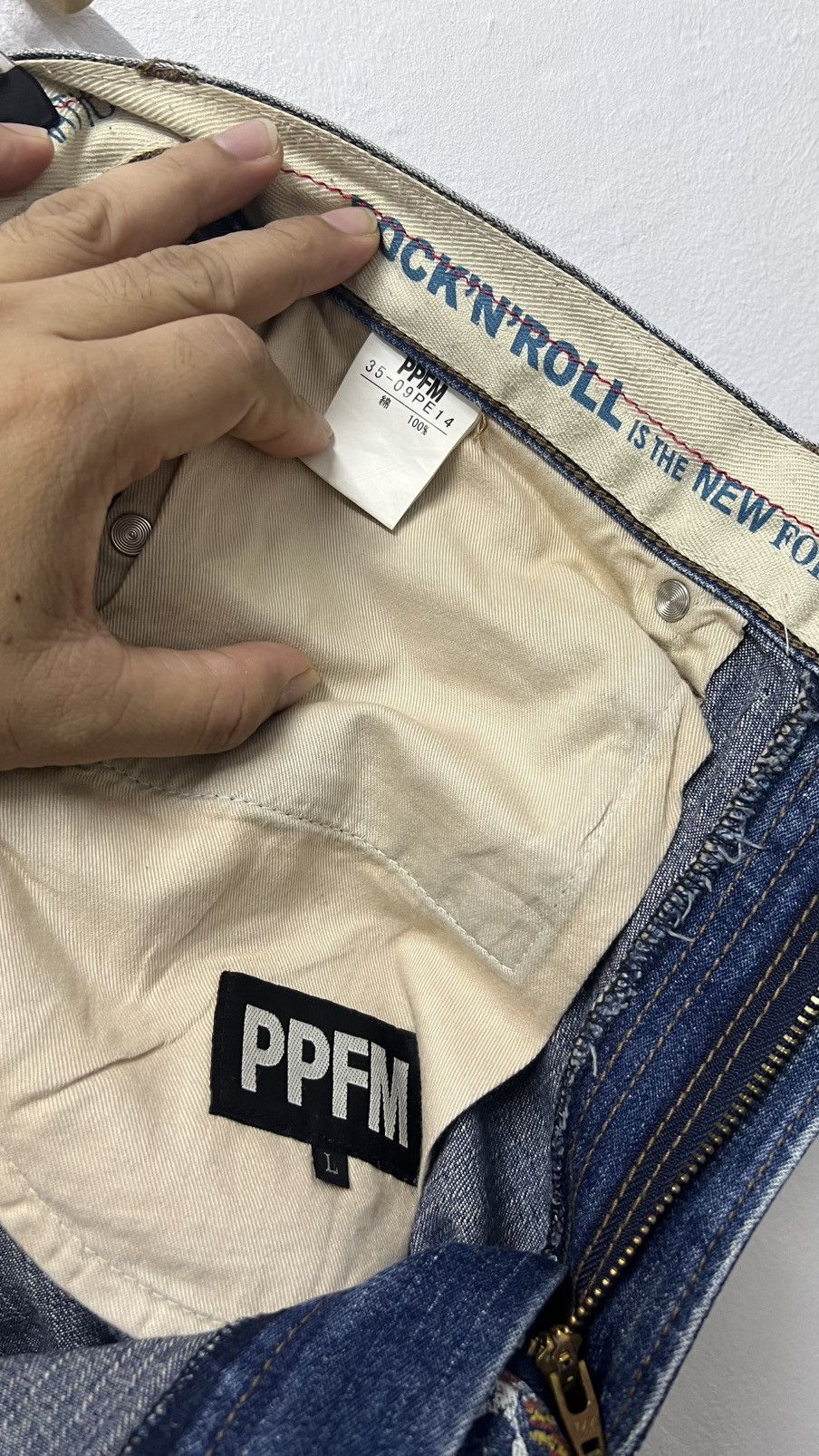 PPFM × Vintage Rare Vintage PPfm Fullprint Motor Club Logo Size US 32 / EU 48 - 7 Thumbnail