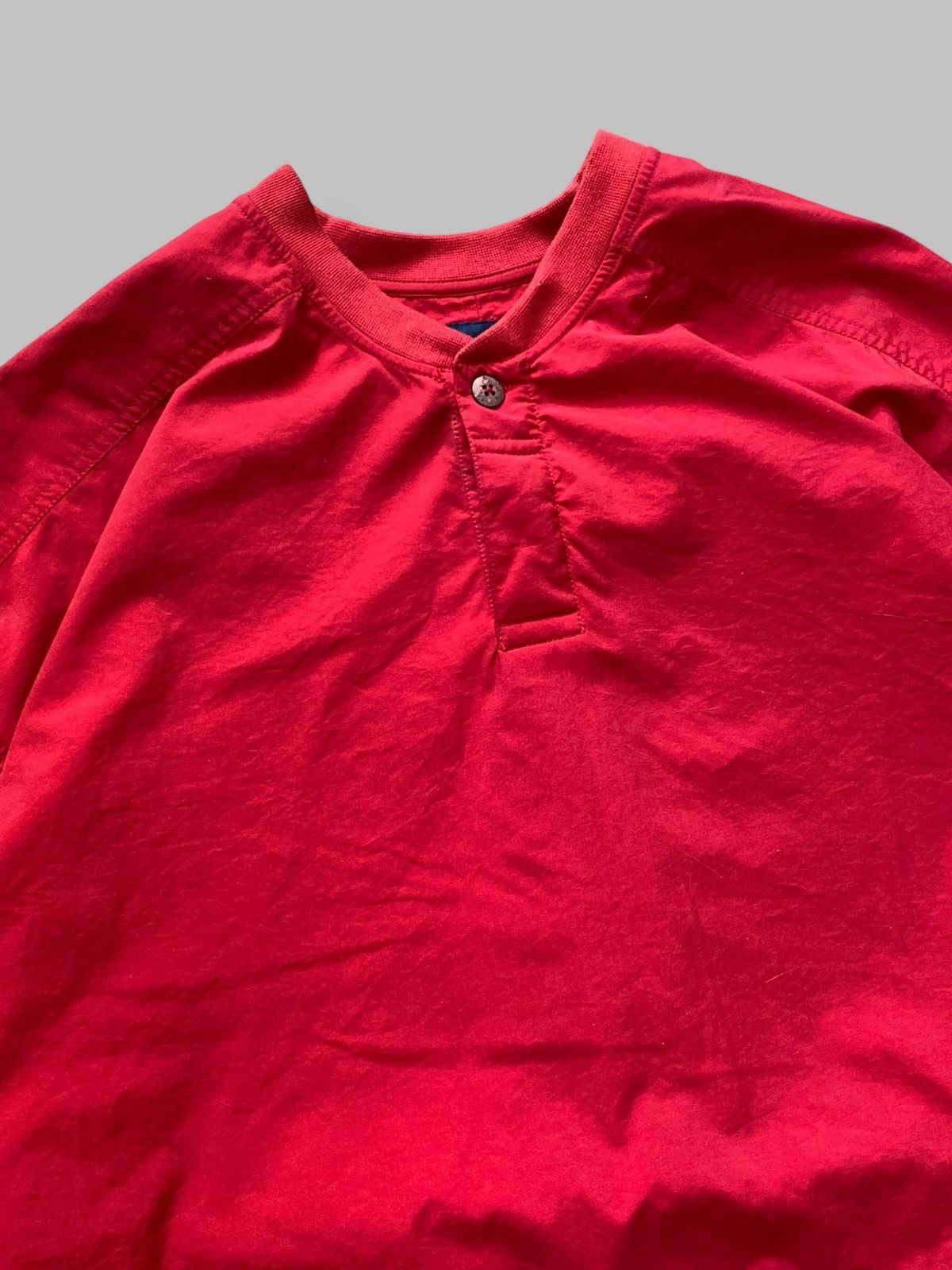 Nike Nike Y2K Nylon Vintage Sweatshirt Light Jacket Hot Red Size US XL / EU 56 / 4 - 9 Thumbnail