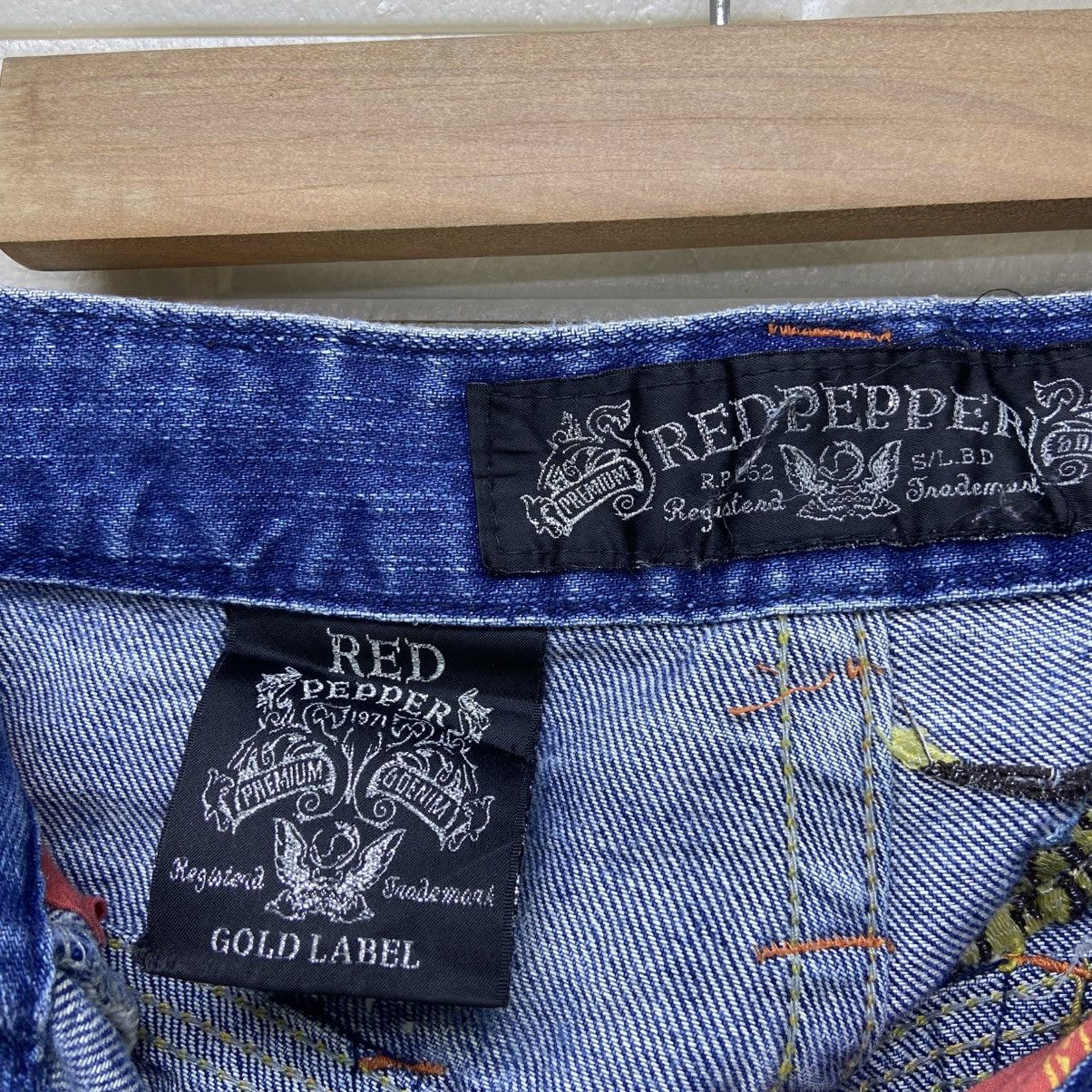 Japanese Brand Japanese Brand Gold Label Red Pepper Flare Jeans Size 29" - 20 Thumbnail