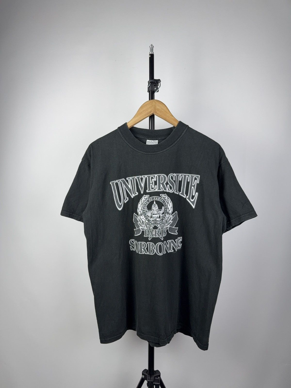 Other vintage 90s university of paris balenciaga style t shirt Size US L / EU 52-54 / 3 - 1 Thumbnail