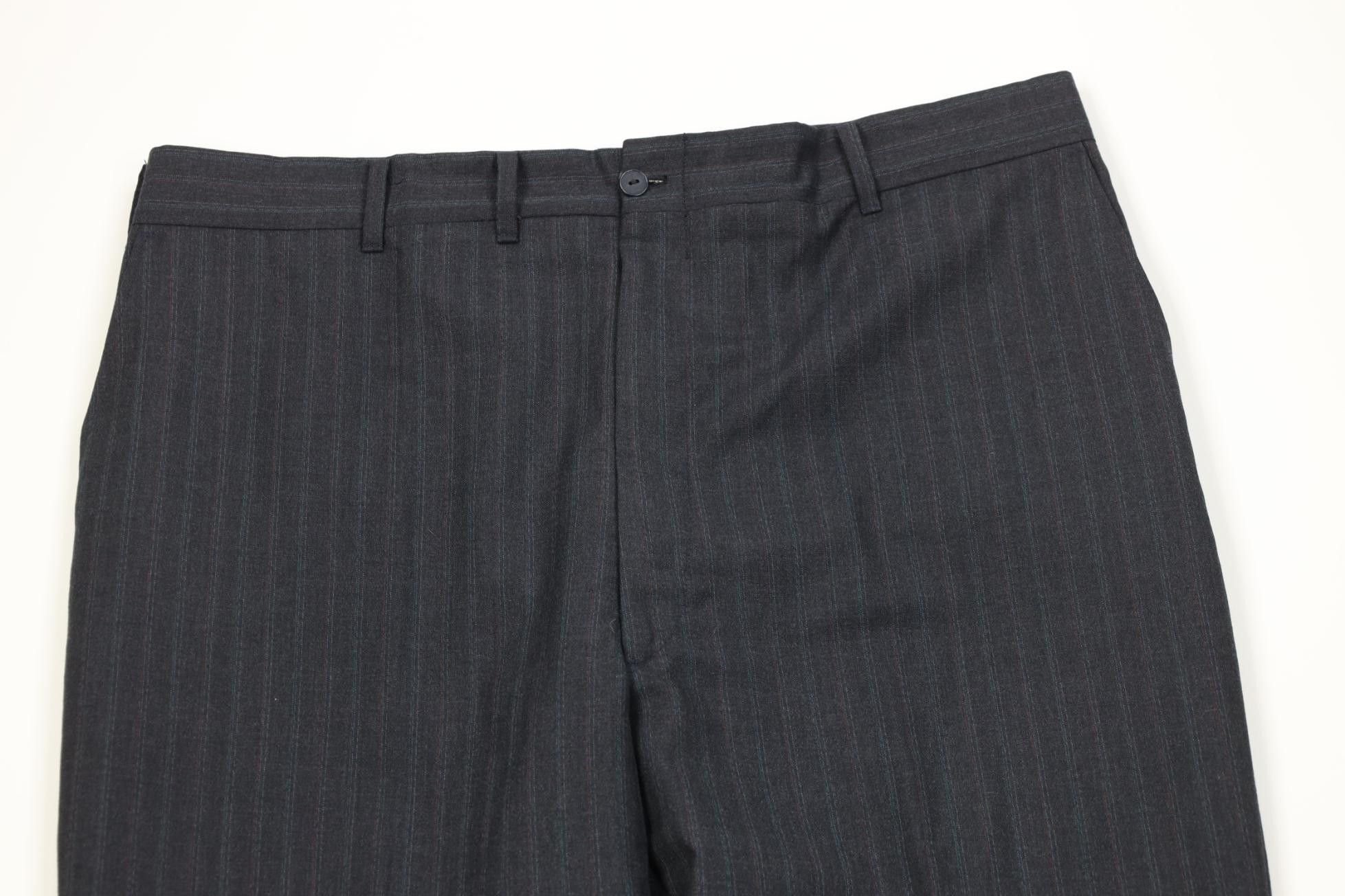 Vintage Vintage 70s Streetwear Knit Striped Bell Bottoms Chino Pants Size US 38 / EU 54 - 2 Thumbnail
