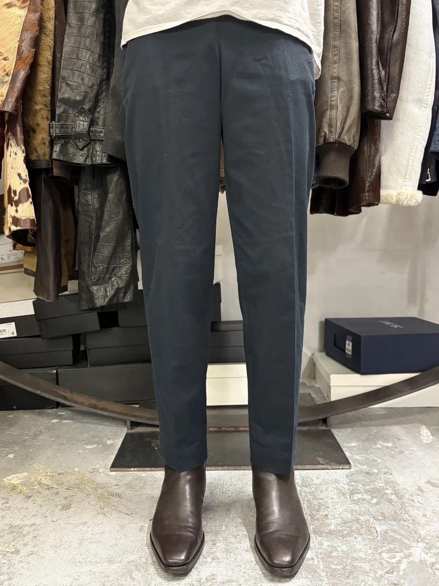 Prada 2000s Prada Navy Sleek Tailored Pants Size US 30 / EU 46 - 2 Thumbnail