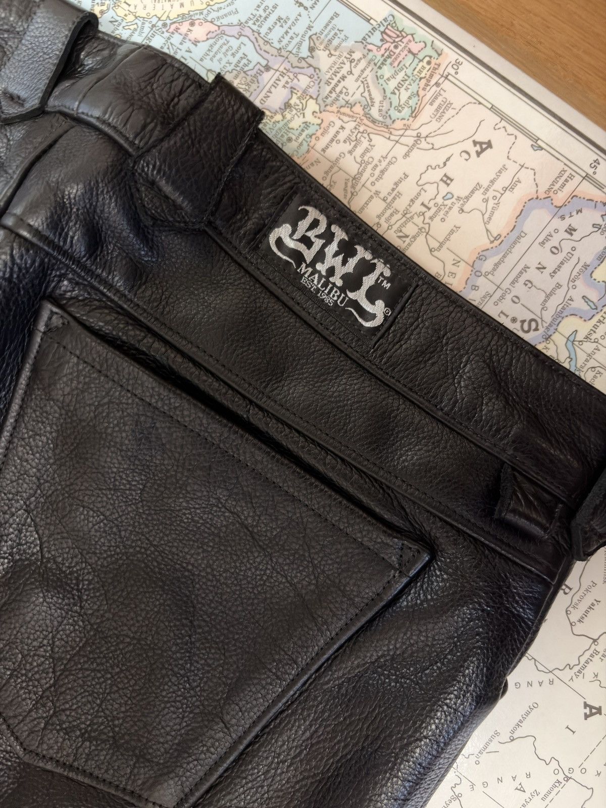 Bill Wall Leather Bill Wall Leather Boot-Cut Leather Pants Size US 32 / EU 48 - 6 Thumbnail