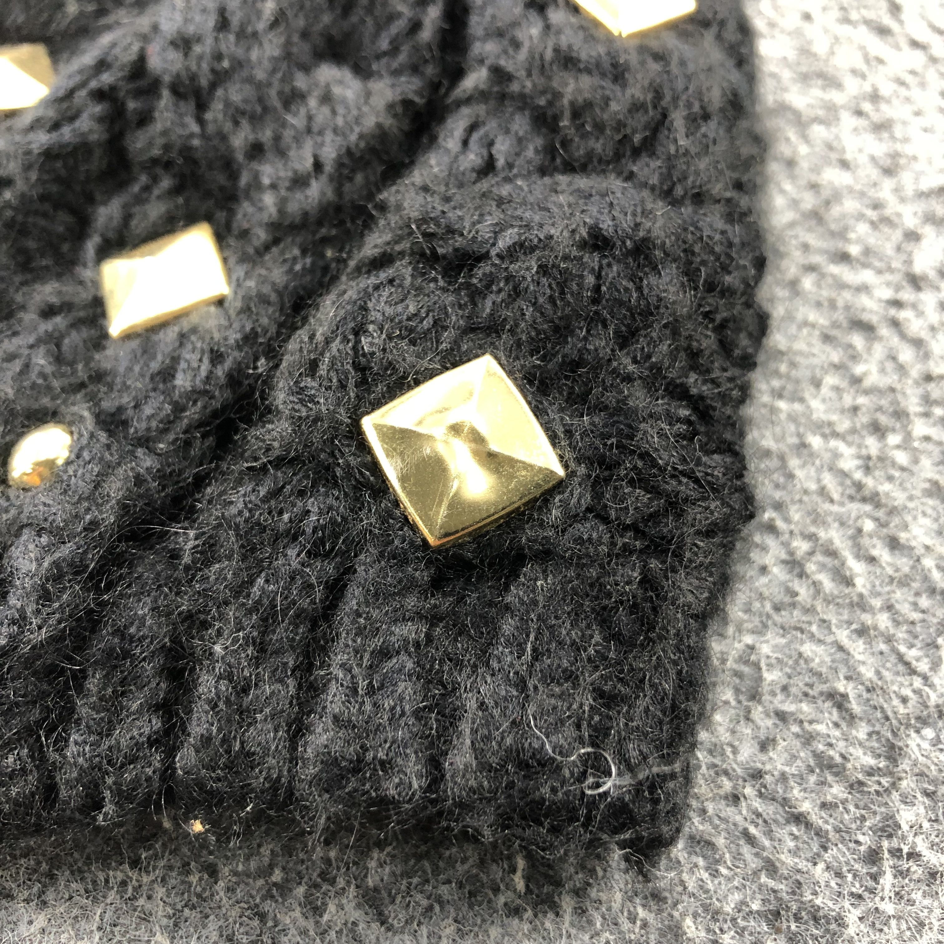 Vintage Unknown Ribbed Cable Knit Bobble Beanie Snowcap Snow Hat B65 Size ONE SIZE - 5 Thumbnail