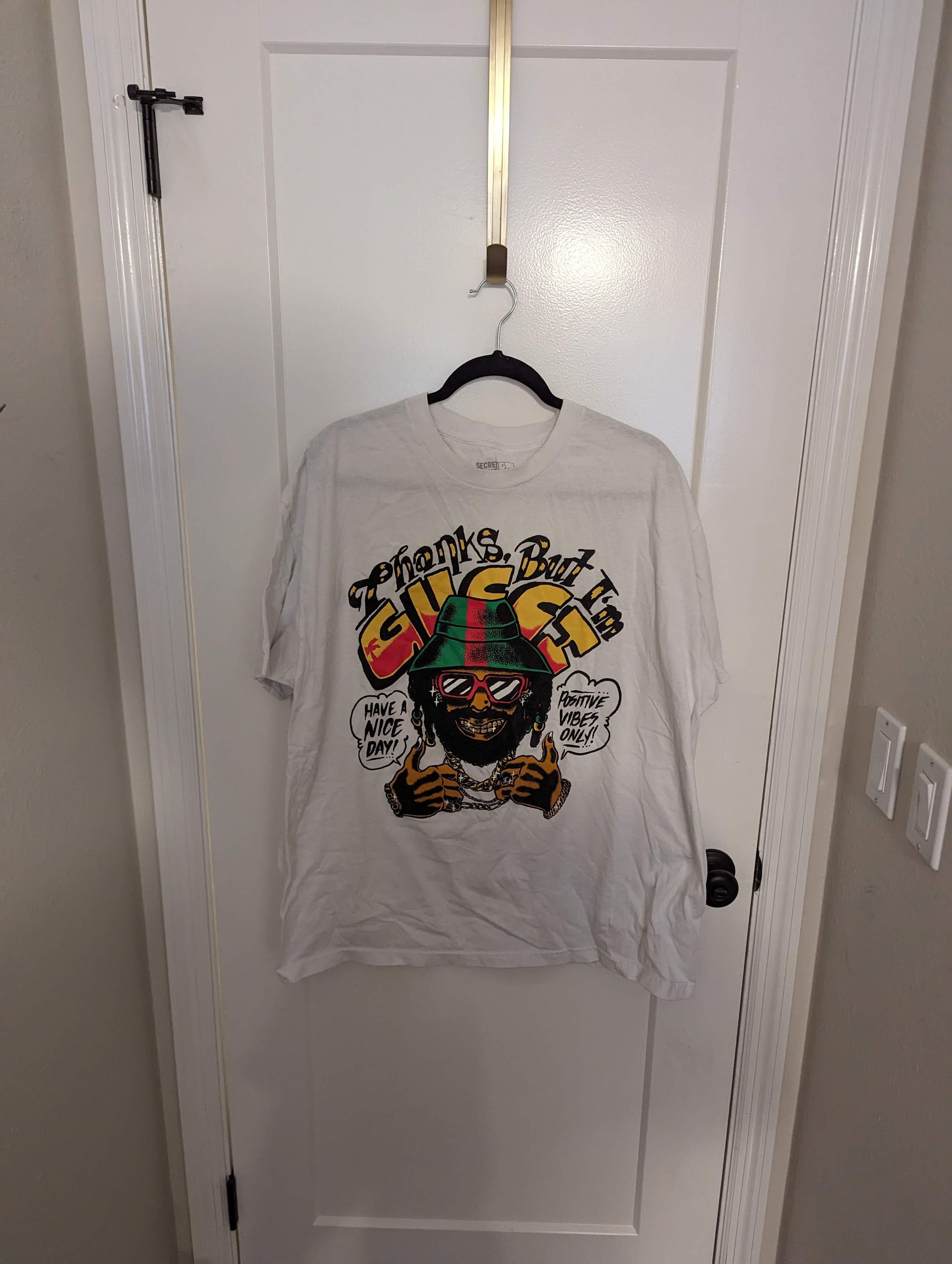 Market Secret Club T-shirt - White - XXL Size US XXL / EU 58 / 5 - 1 Preview