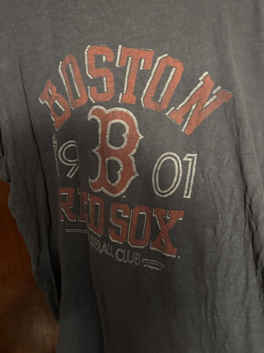 47 Boston Red Sox Banner '47 Brand T-shirt Men's L Blue Size US L / EU 52-54 / 3 - 4 Thumbnail