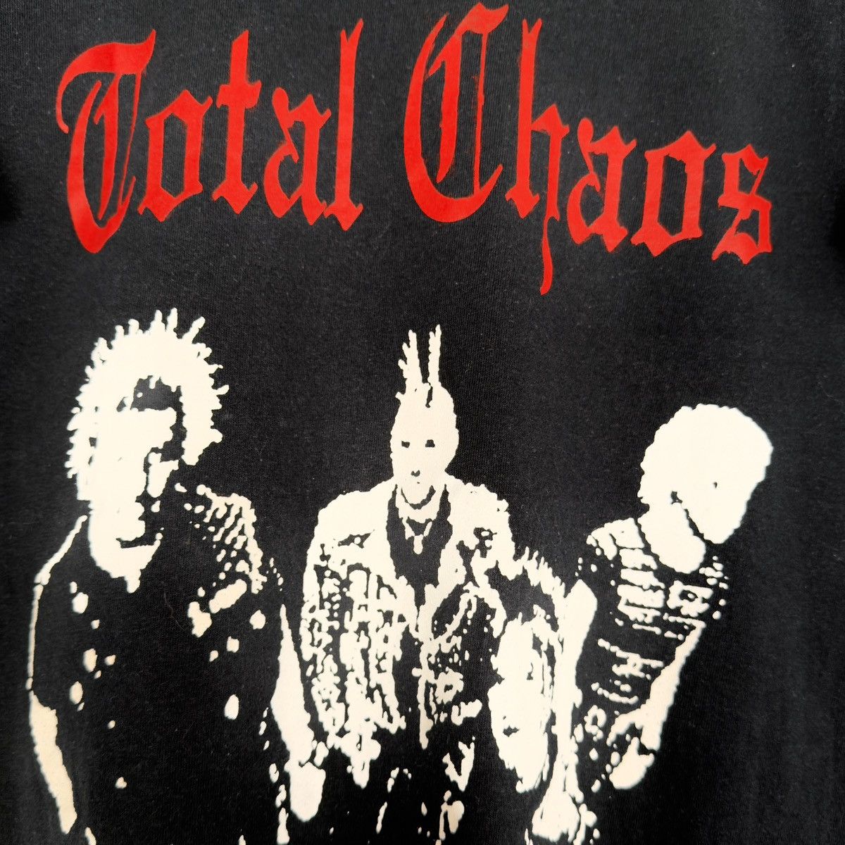 Band Tees Vintage Total Chaos Punk Band Screen Stars T Shirt Size US S / EU 44-46 / 1 - 4 Thumbnail