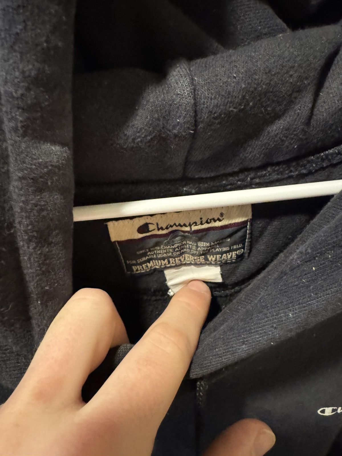 Champion Black Champion Premium Reverse Weave Hoodie Size US XXL / EU 58 / 5 - 5 Thumbnail