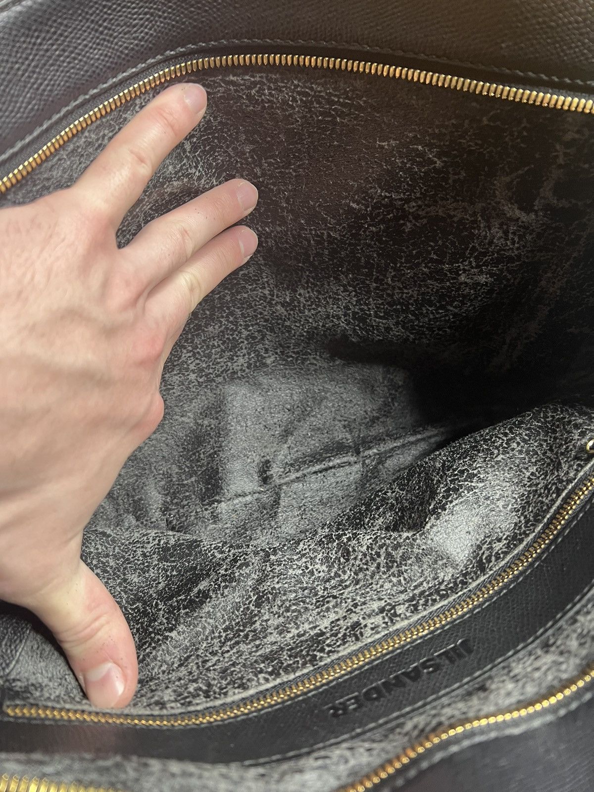 Jil Sander Vintage Black Bag Jil Sander Size ONE SIZE - 10 Thumbnail