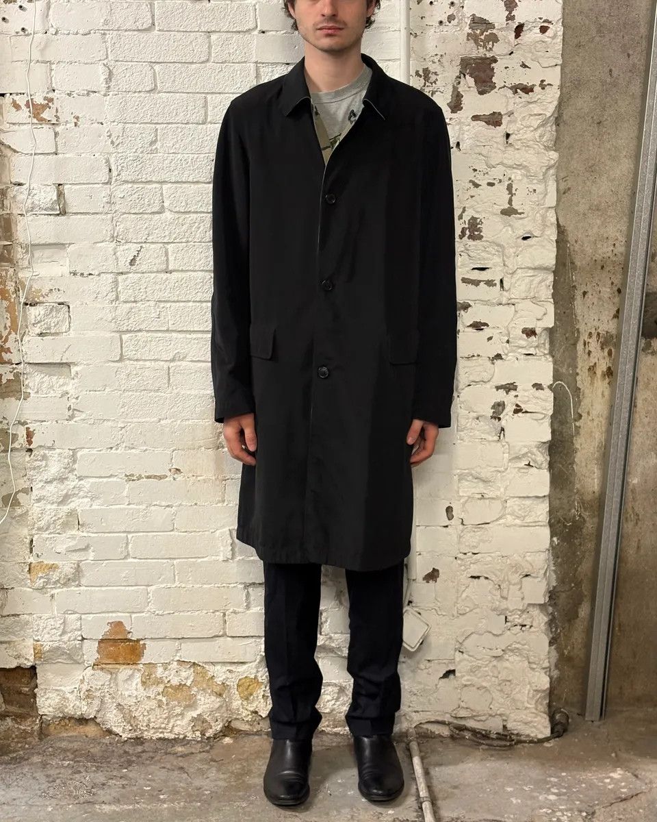 Dries Van Noten SS2017 Dries Van Noten Black & Camo Reversible Trench Coat Size US M / EU 48-50 / 2 - 4 Thumbnail