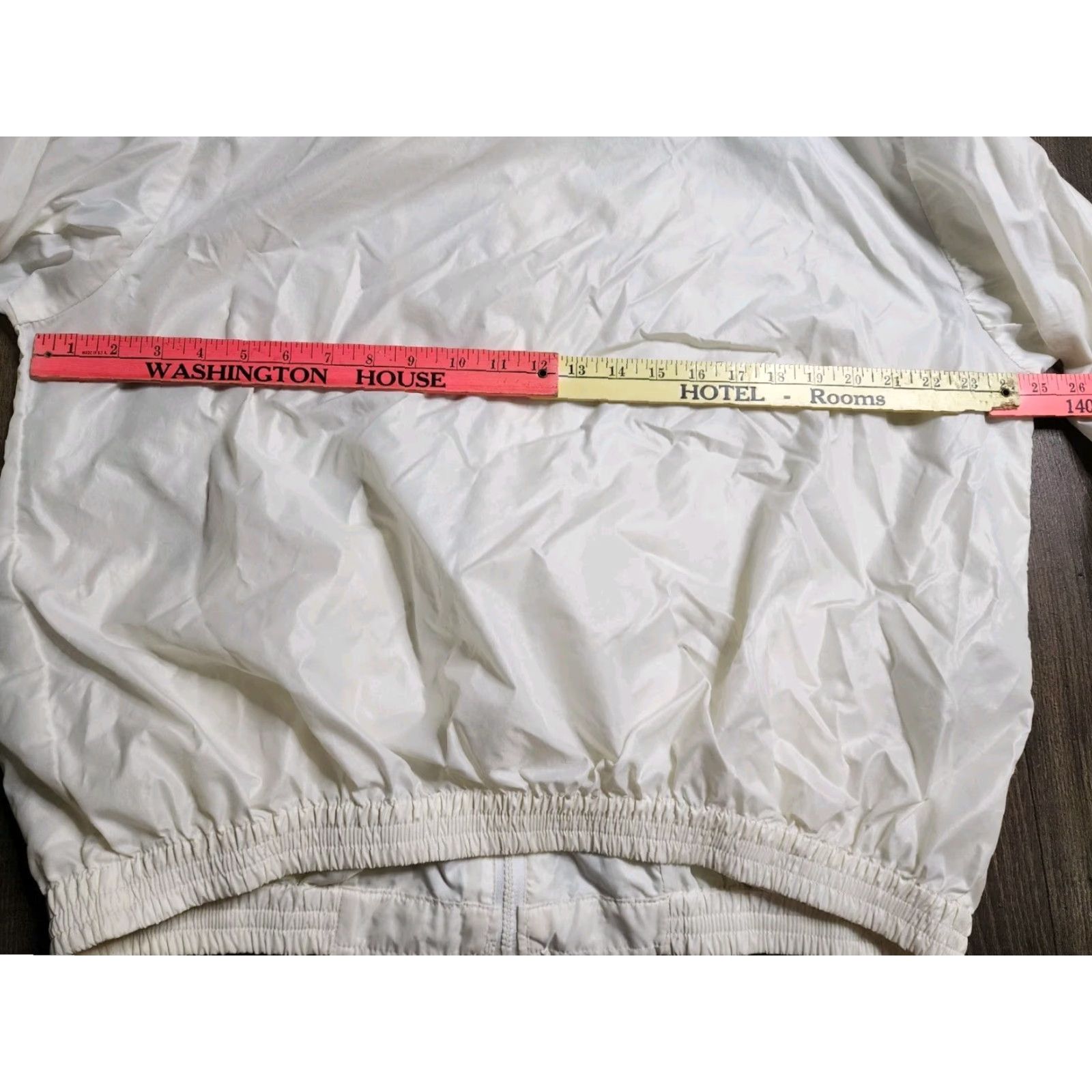 Vintage VINTAGE Makita Windbreaker Jacket Mens XL Embroidered Nylon Ivory Red 90s Size US XL / EU 56 / 4 - 3 Thumbnail
