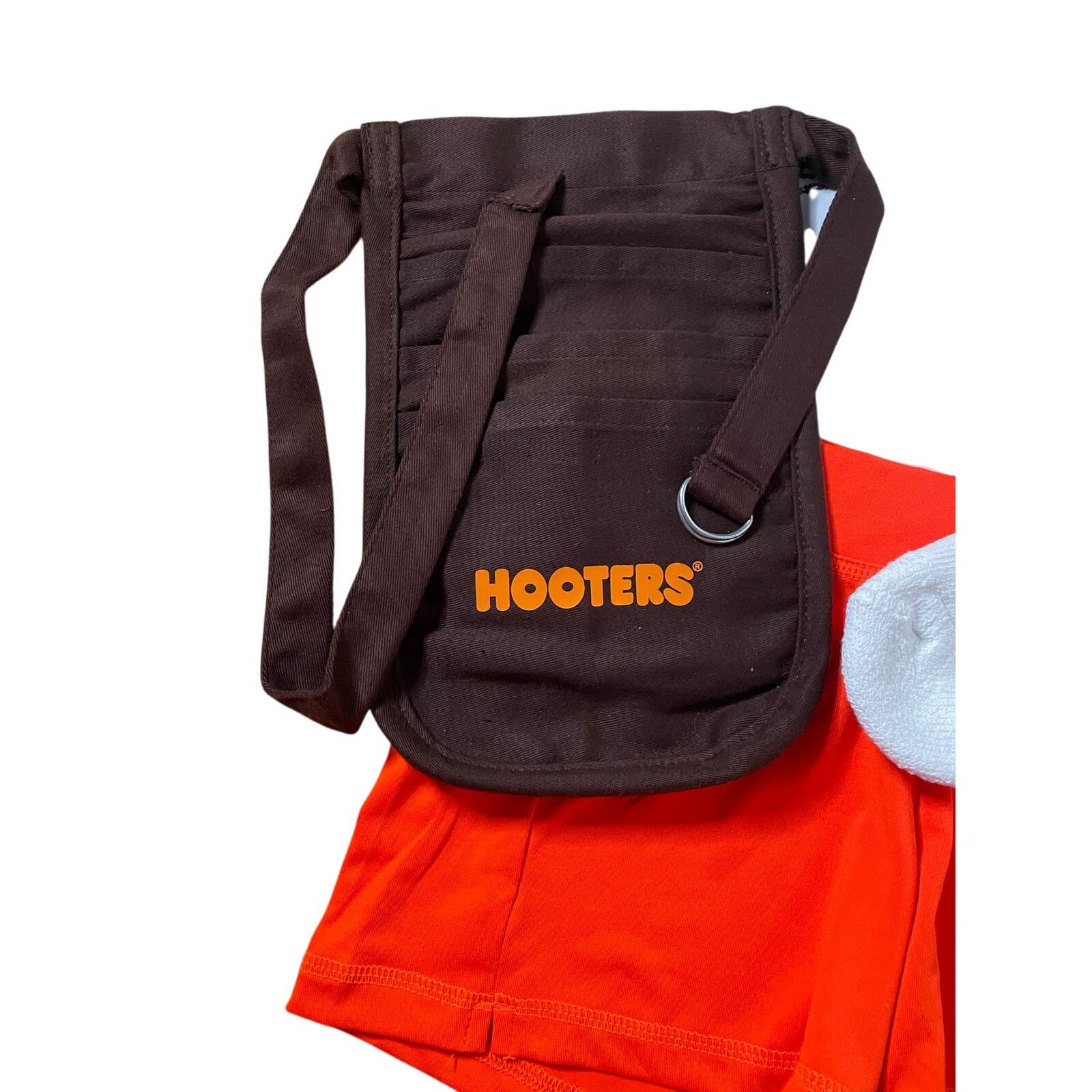 Other New Hooters Uniform Tank Shorts Pouch Tag Socks hose Small Size S / US 4 / IT 40 - 9 Thumbnail