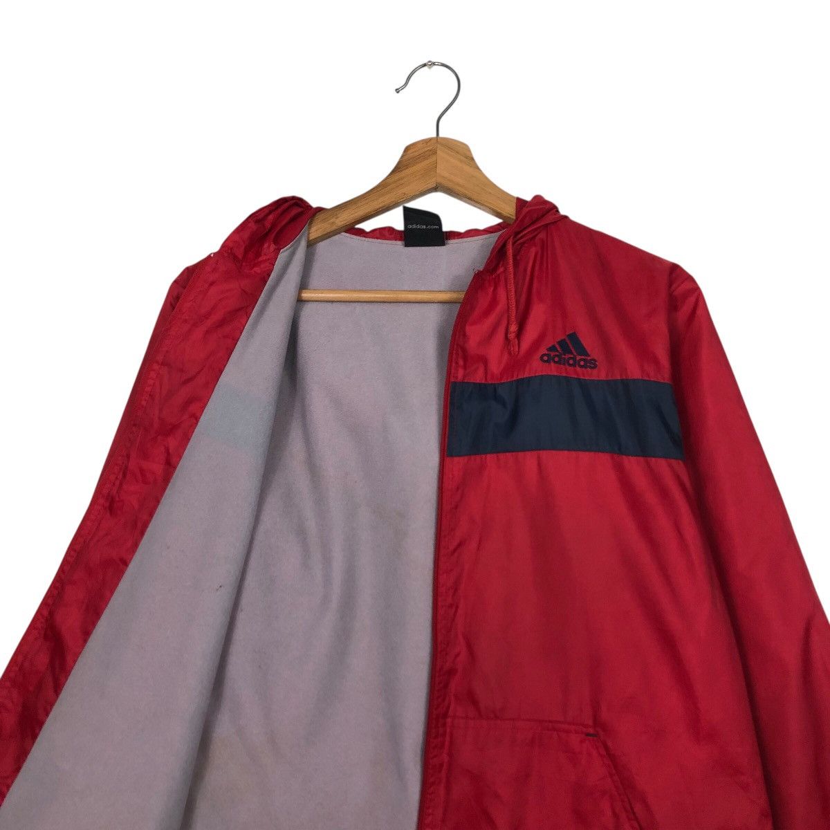 Adidas 📌Vintage Bomber Light Jacket Adidas Striped Design Size US M / EU 48-50 / 2 - 14 Thumbnail