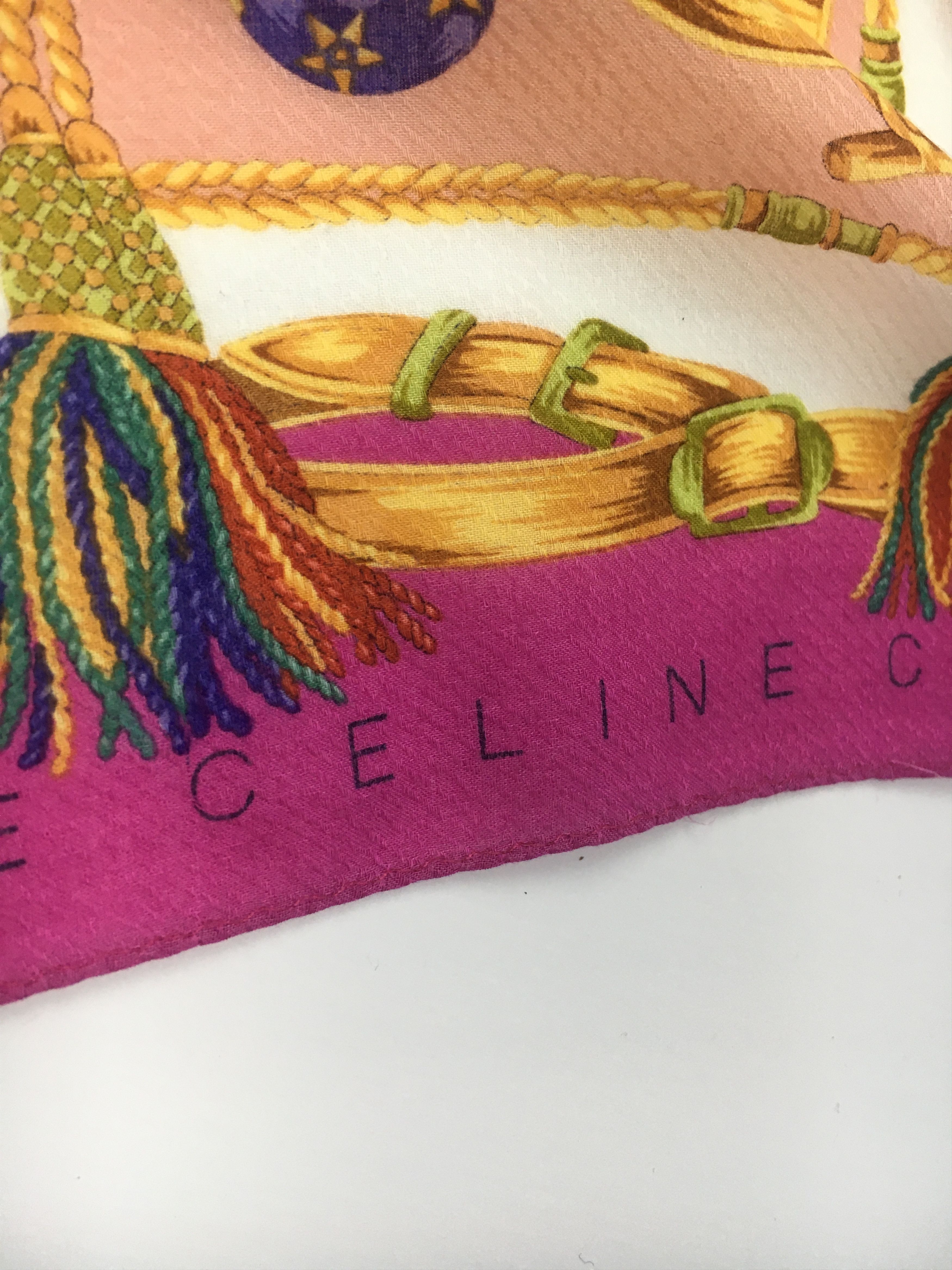 Celine Celine Handkerchief / Bandana / Neckerchief HKC0127 Size ONE SIZE - 4 Thumbnail