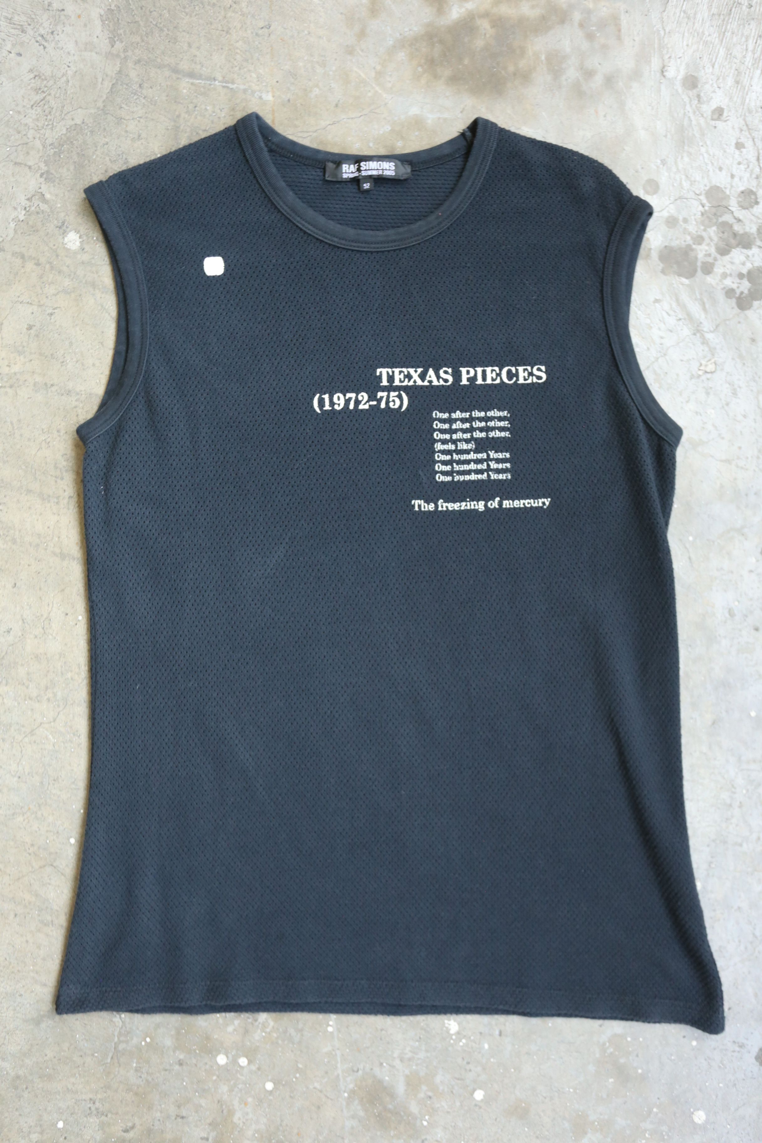 Raf Simons Raf Simons - S/S 05 - "Texas Pieces" Mesh Tank Top Size US L / EU 52-54 / 3 - 1 Thumbnail