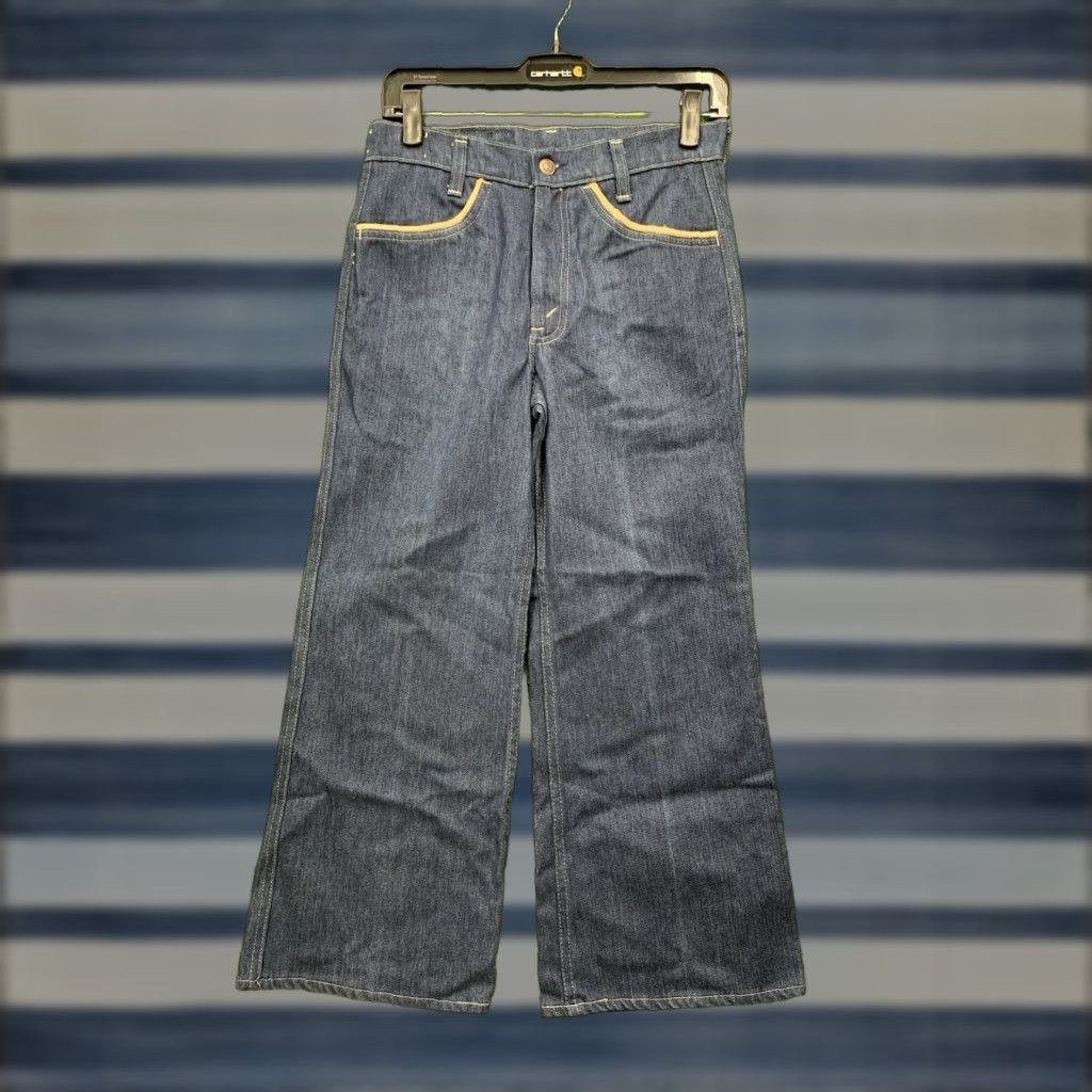 Levi's Vintage Levi's Bootcut Jeans Size 29 Dark Wash 70s American Style Men's Denim Casual Size US 29 - 1 Thumbnail