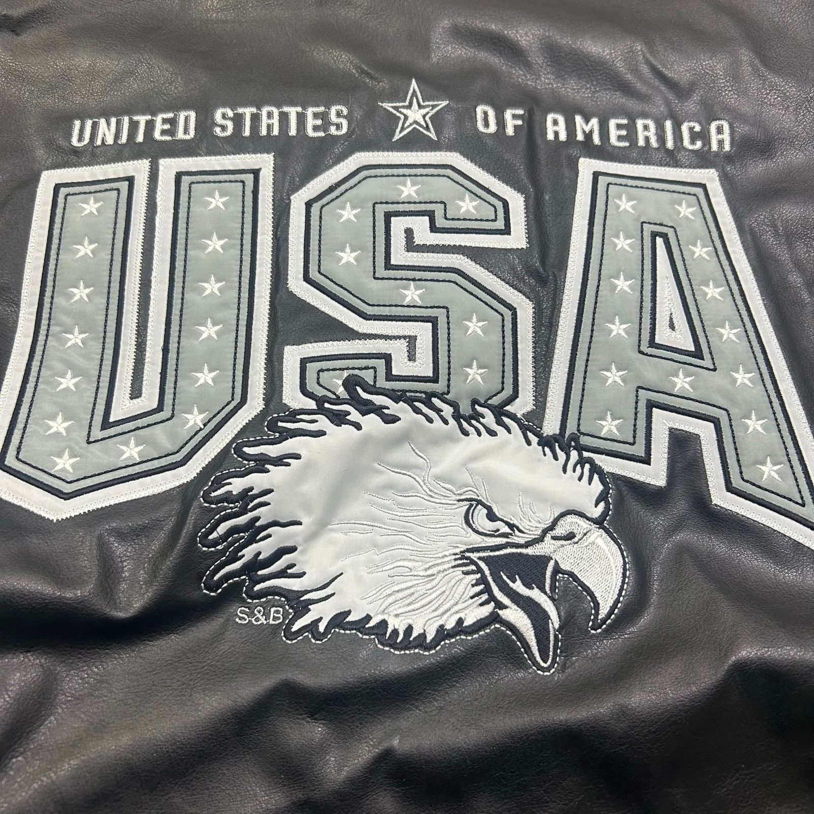 Steve And Barrys × Vintage Steve And Barry's United States of America Varsity Coat Size US L / EU 52-54 / 3 - 6 Thumbnail