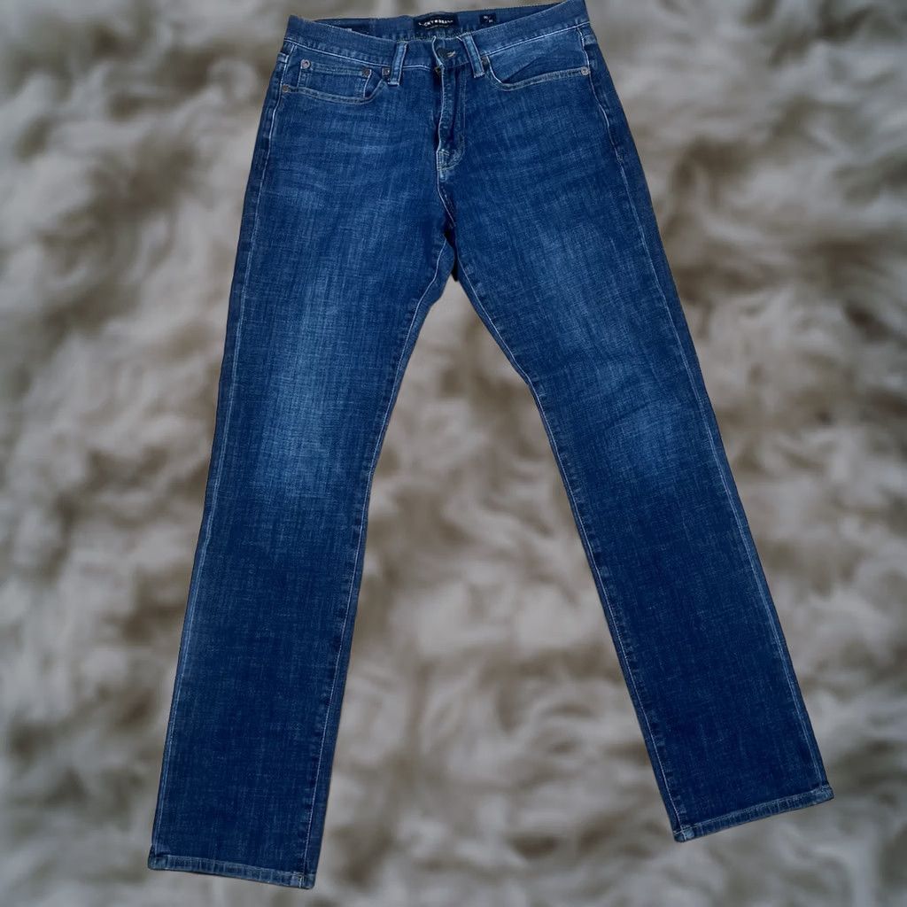 Lucky Brand Lucky Brand Jeans 121 Slim Leg Fit Blue Denim Stretch Pants Mens 30Wx32L Size US 30 / EU 46 - 1 Thumbnail
