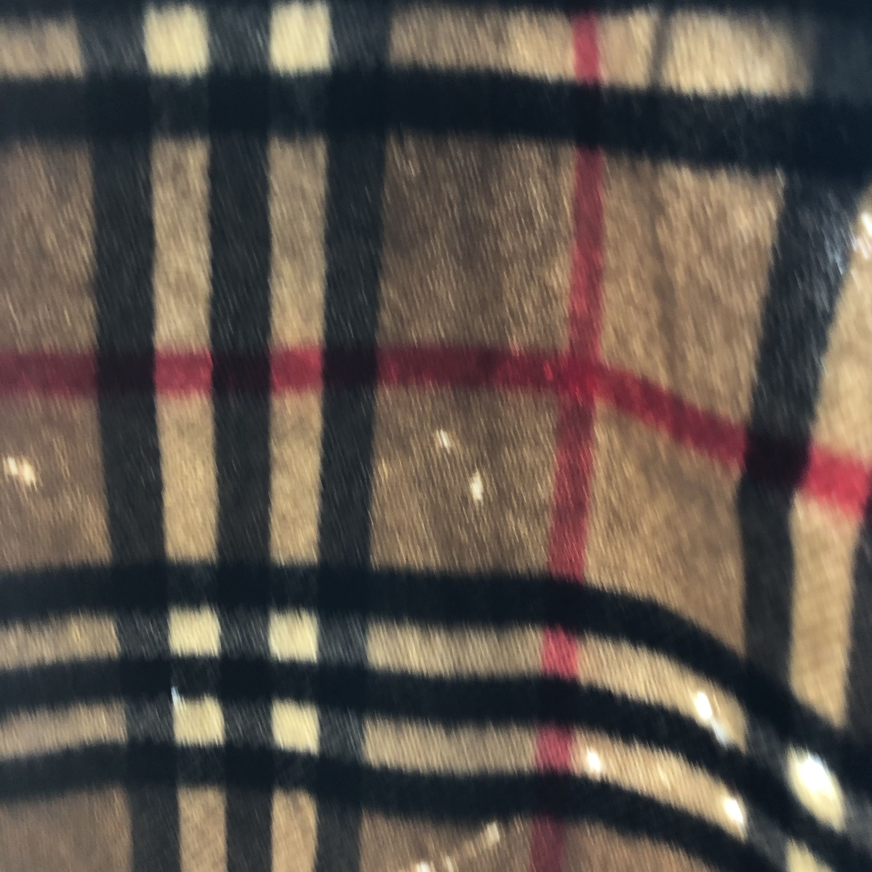Burberry Burberrys Nova Check Tan Wool Scarf Muffler V2696 Size ONE SIZE - 10 Thumbnail