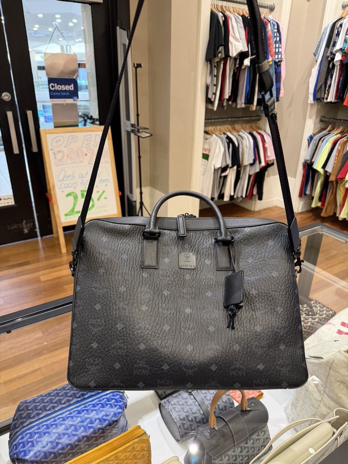 MCM MCM Messenger Bag - Black Size ONE SIZE - 3 Thumbnail