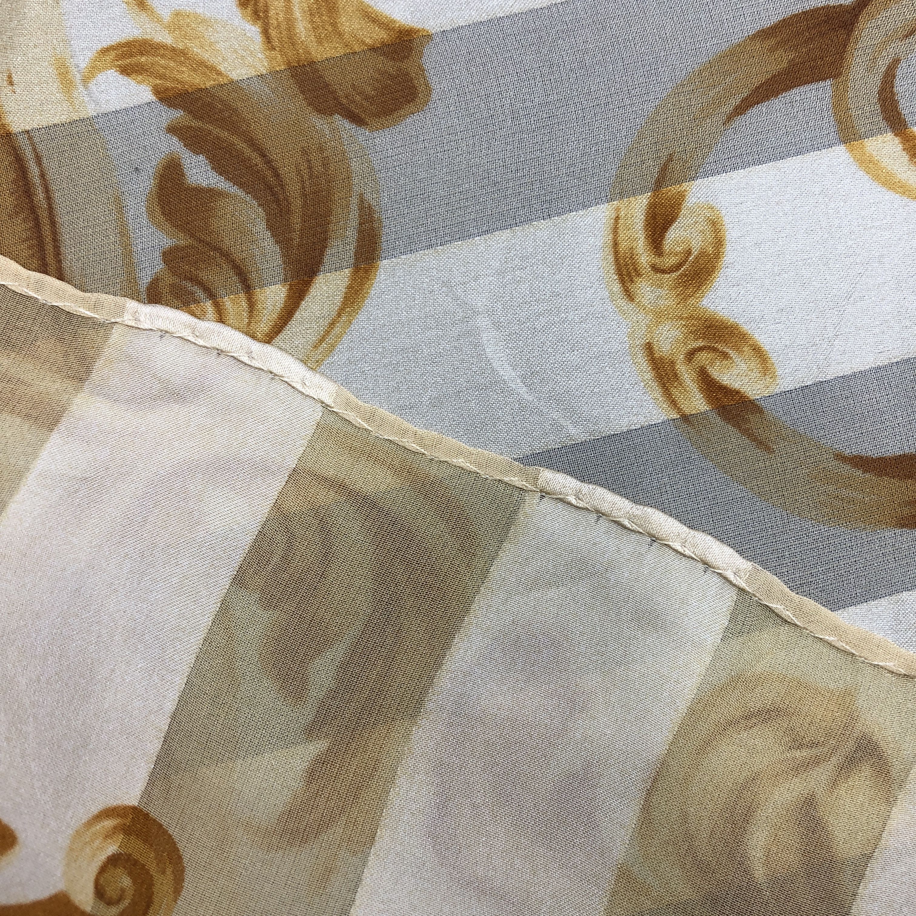 Other × Vintage Vintage SILK Scarf Twill Stole Wraps Scarves Size ONE SIZE - 15 Thumbnail