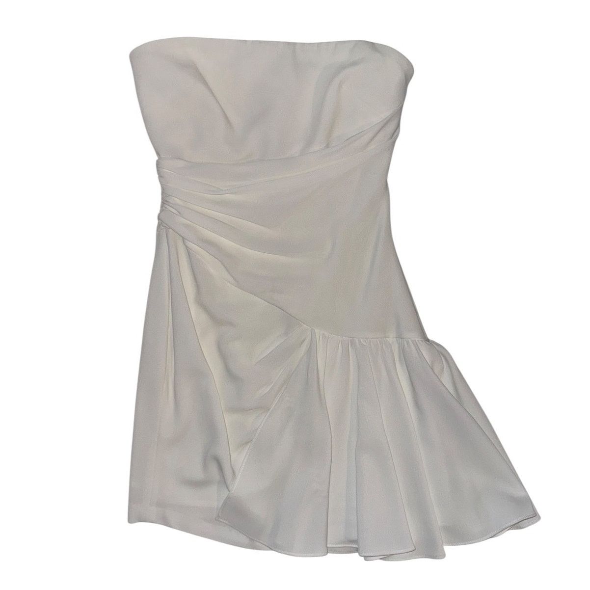 Cinq a Sept NEW Cinq à Sept Ella Strapless Ivory Mini Dress Ivory Sz 8 Size M / US 6-8 / IT 42-44 - 2 Thumbnail