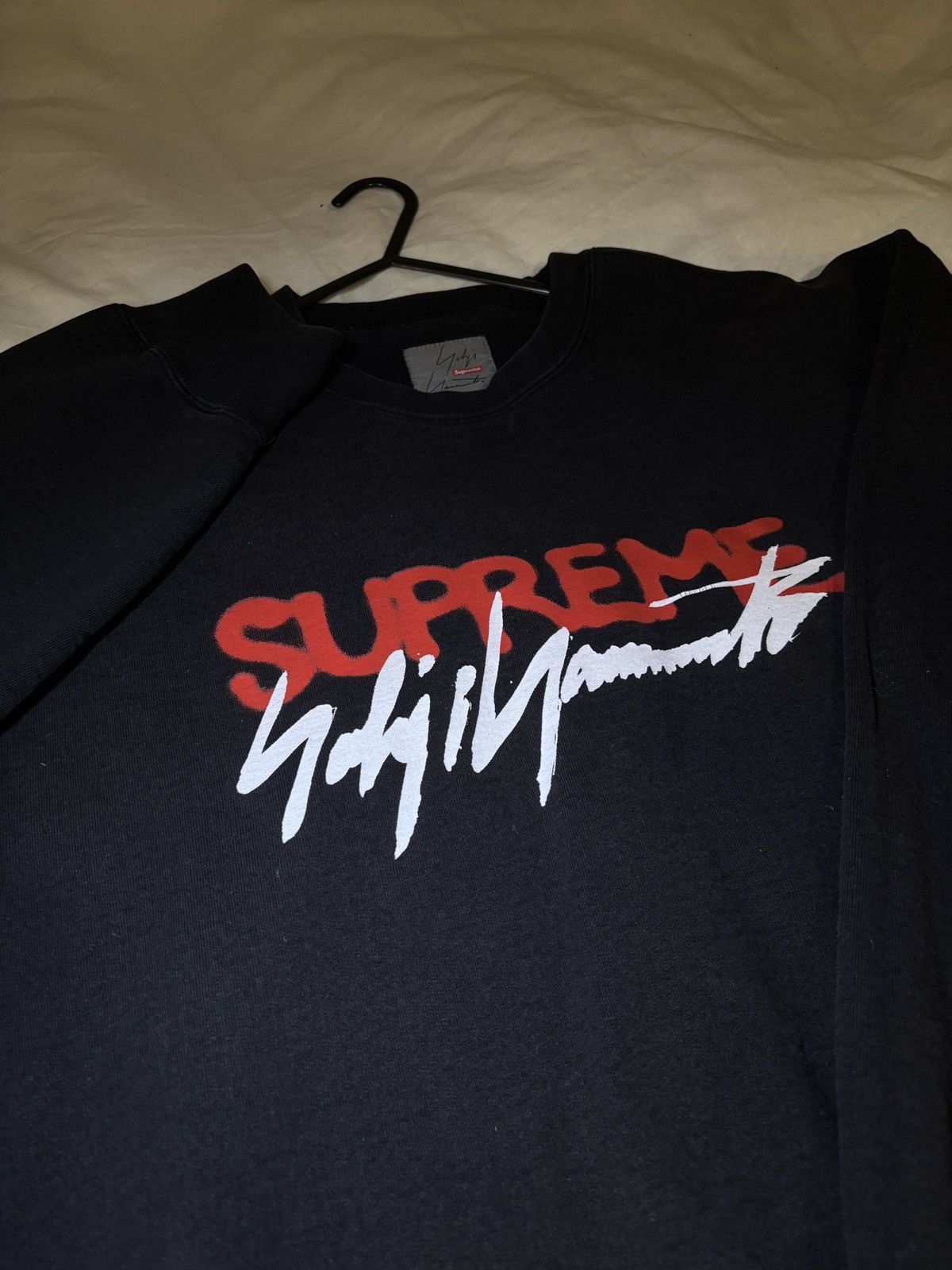 Supreme × Yohji Yamamoto Supreme x Yohji Yamamoto Crewneck Size US XL / EU 56 / 4 - 2 Thumbnail
