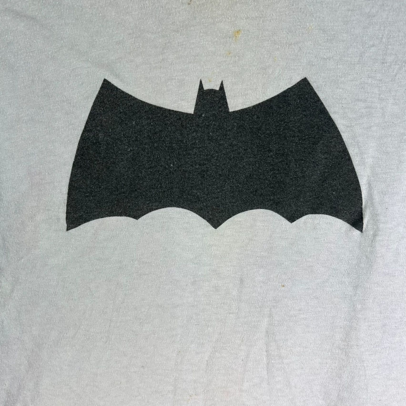 Vintage VINTAGE Batman T-Shirt Long Sleeve XL Gray 80s 90s Graphic Print Mens Millar Tag Crew Neck Cotton Knit Logo Shirt Size US XL / EU 56 / 4 - 2 Thumbnail