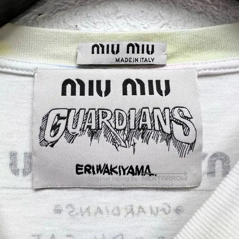 Miu Miu Miu Miu Unicorn Cat Print T-Shirt . Size M / US 6-8 / IT 42-44 - 3 Thumbnail
