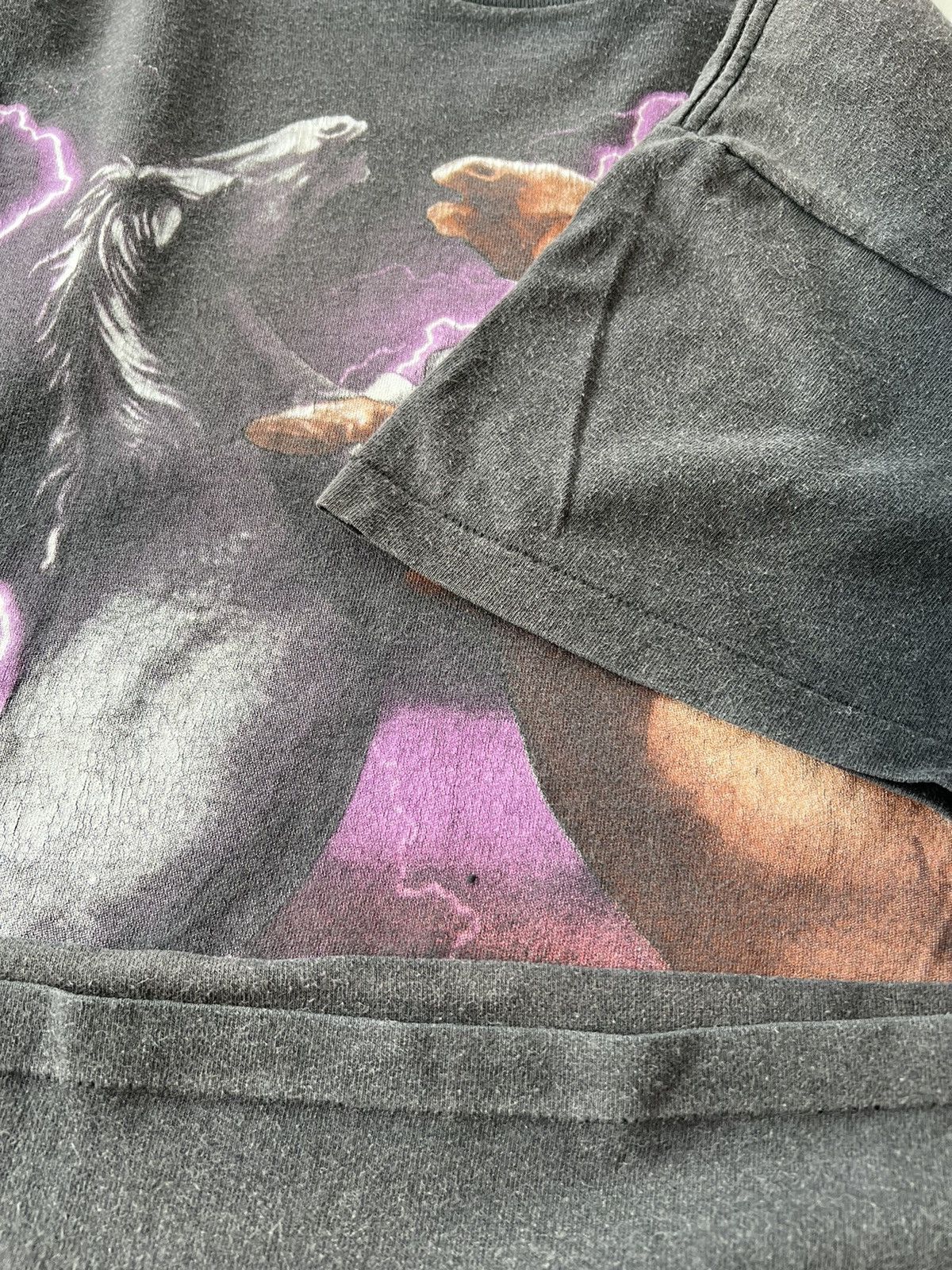 Vintage Vintage 1993 3D Emblem Horses Fighting Lightning T-shirt Size US L / EU 52-54 / 3 - 10 Thumbnail