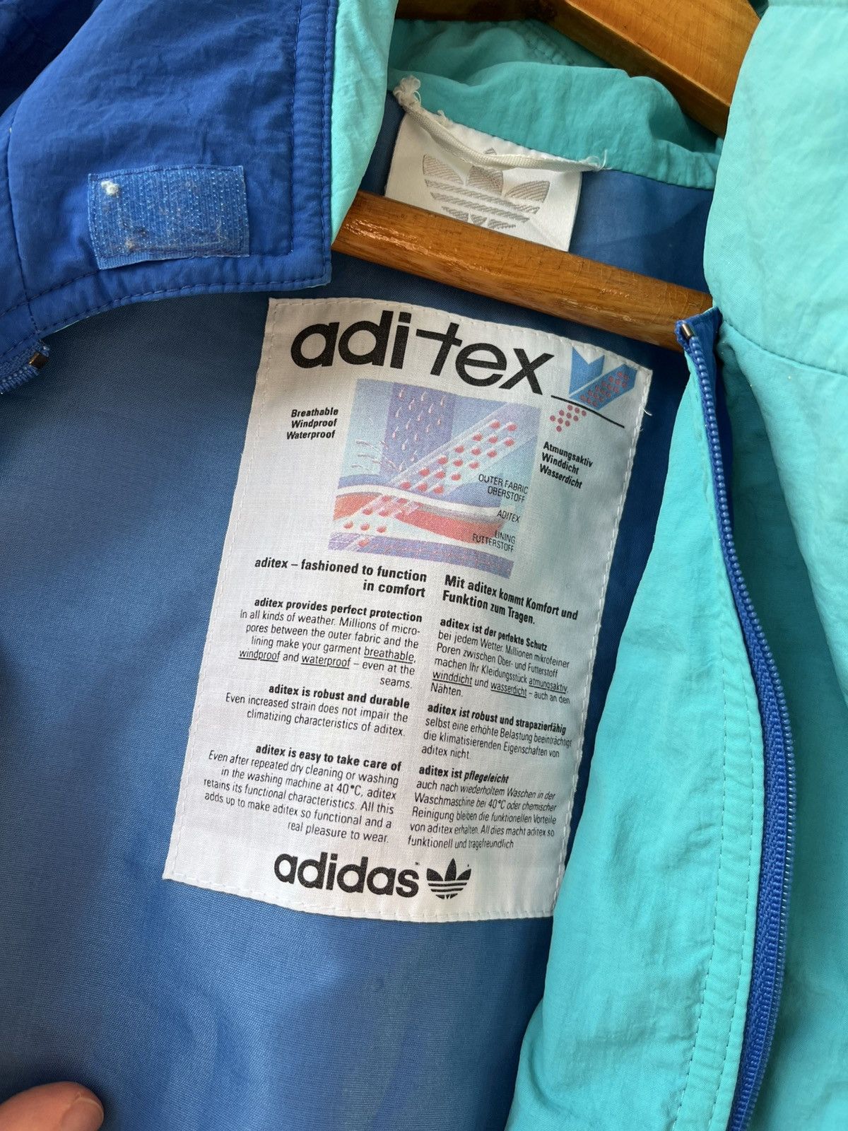 Adidas Adidas 80’ Aditex jacket Size US XL / EU 56 / 4 - 9 Thumbnail