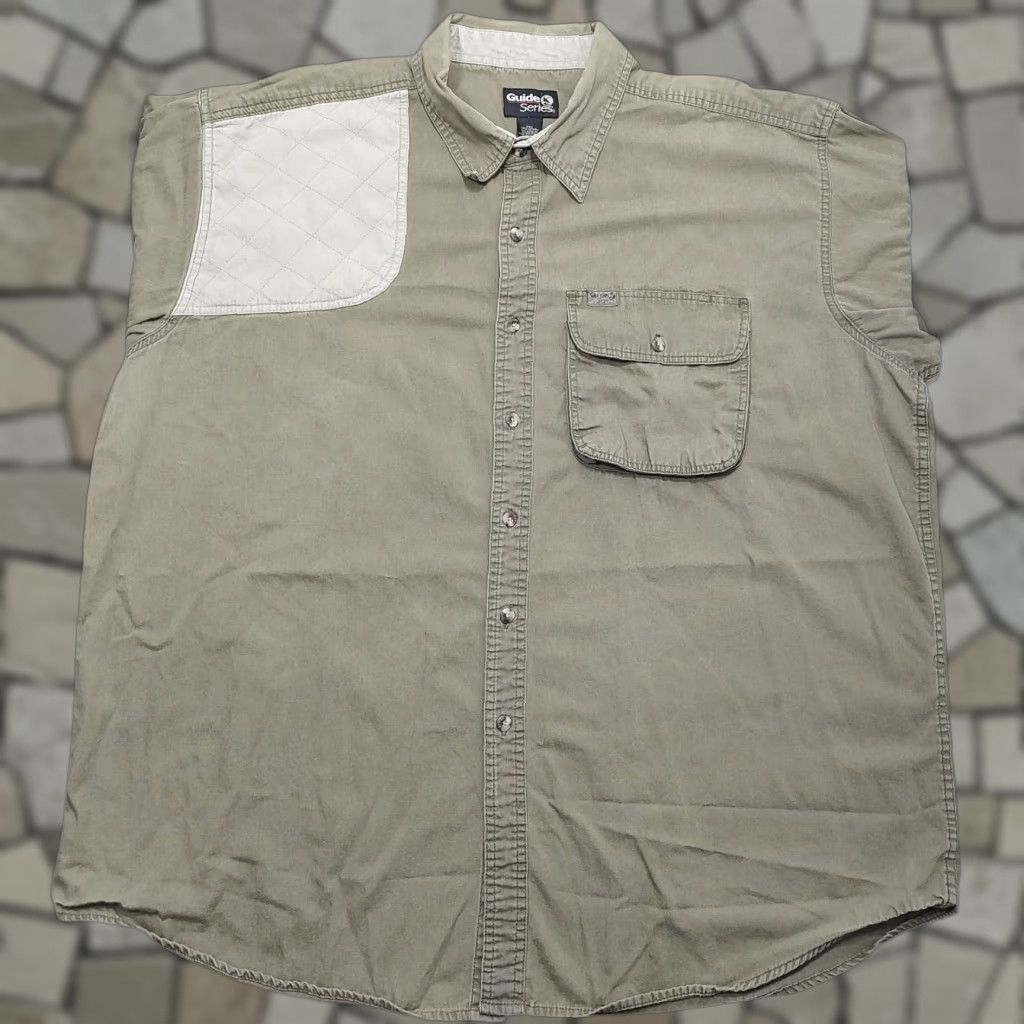 Vintage VINTAGE Gander Mountain Shooting Shirt Mens 2XL Green Guide Series L/S Button Down Shirt Size US XXL / EU 58 / 5 - 1 Thumbnail